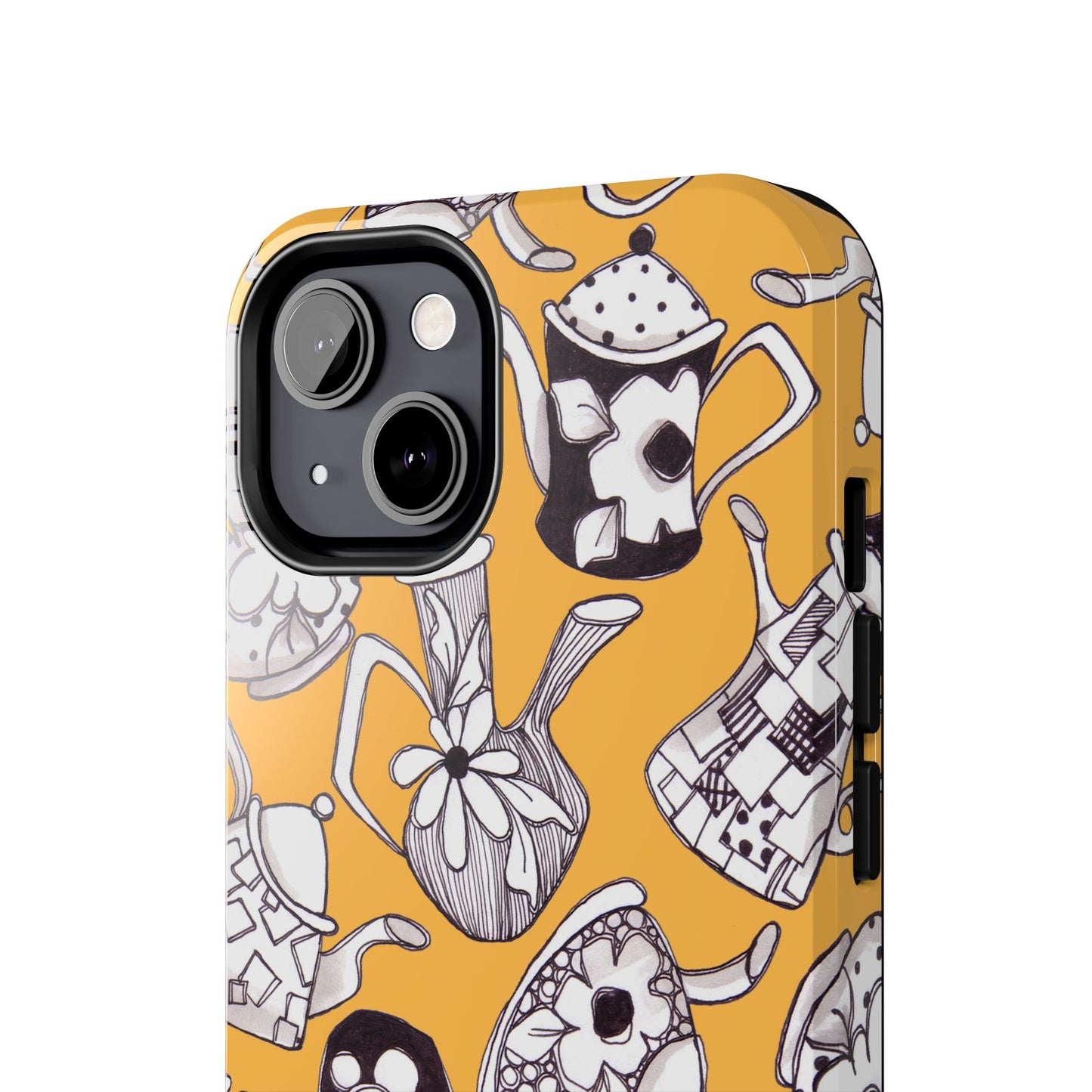 Fancy Pots Yellow Phone Case