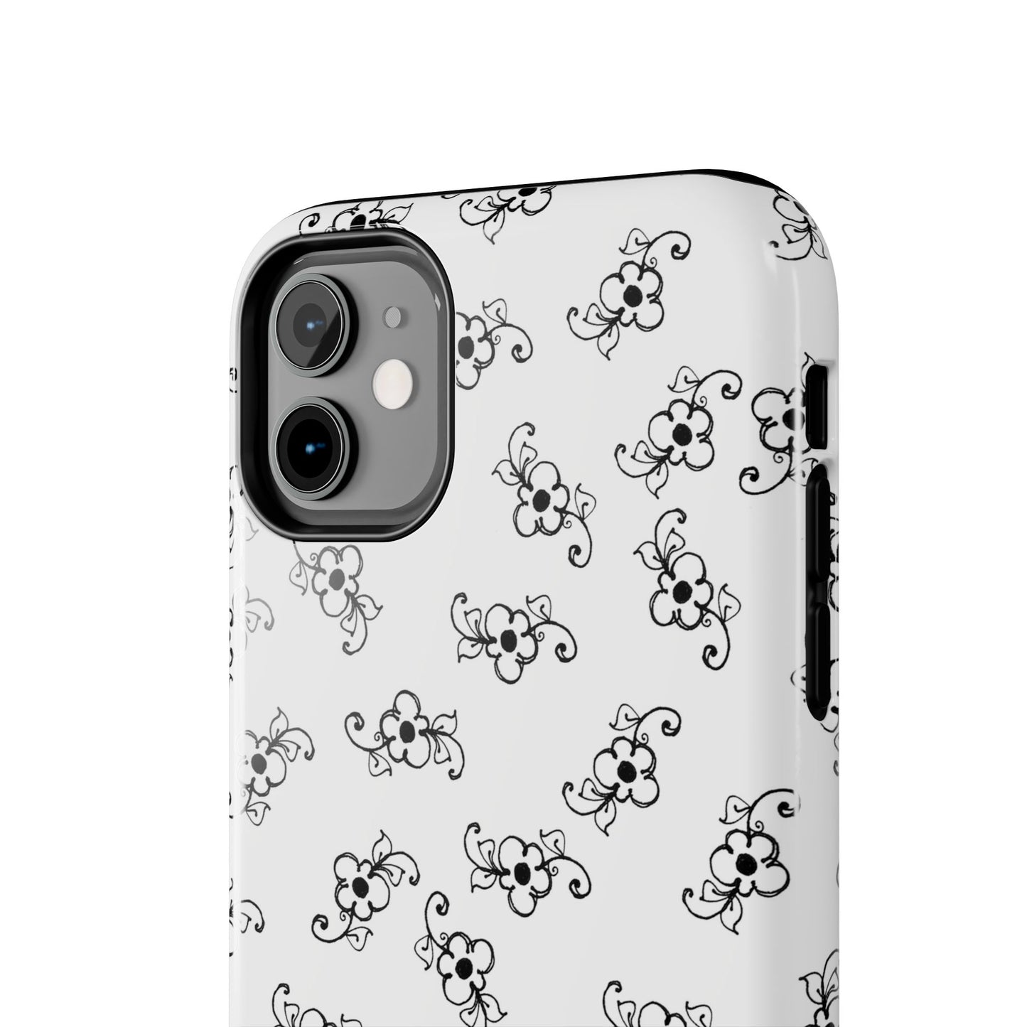 Favorite Daisies White / Black Phone Case