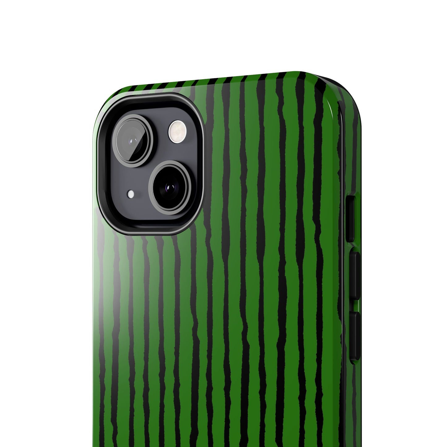 Sorta Stripe Green / Black Phone Case