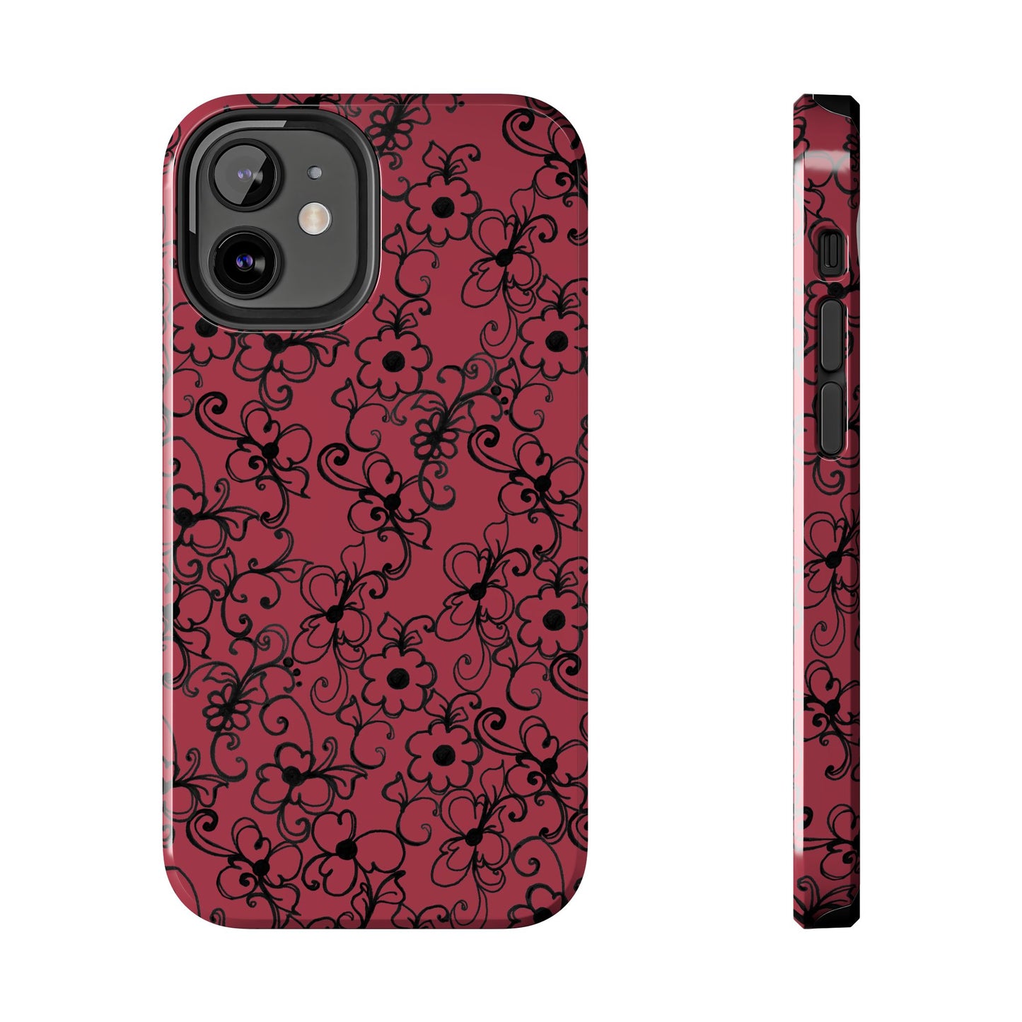 Daisy Jungle Red Phone Case