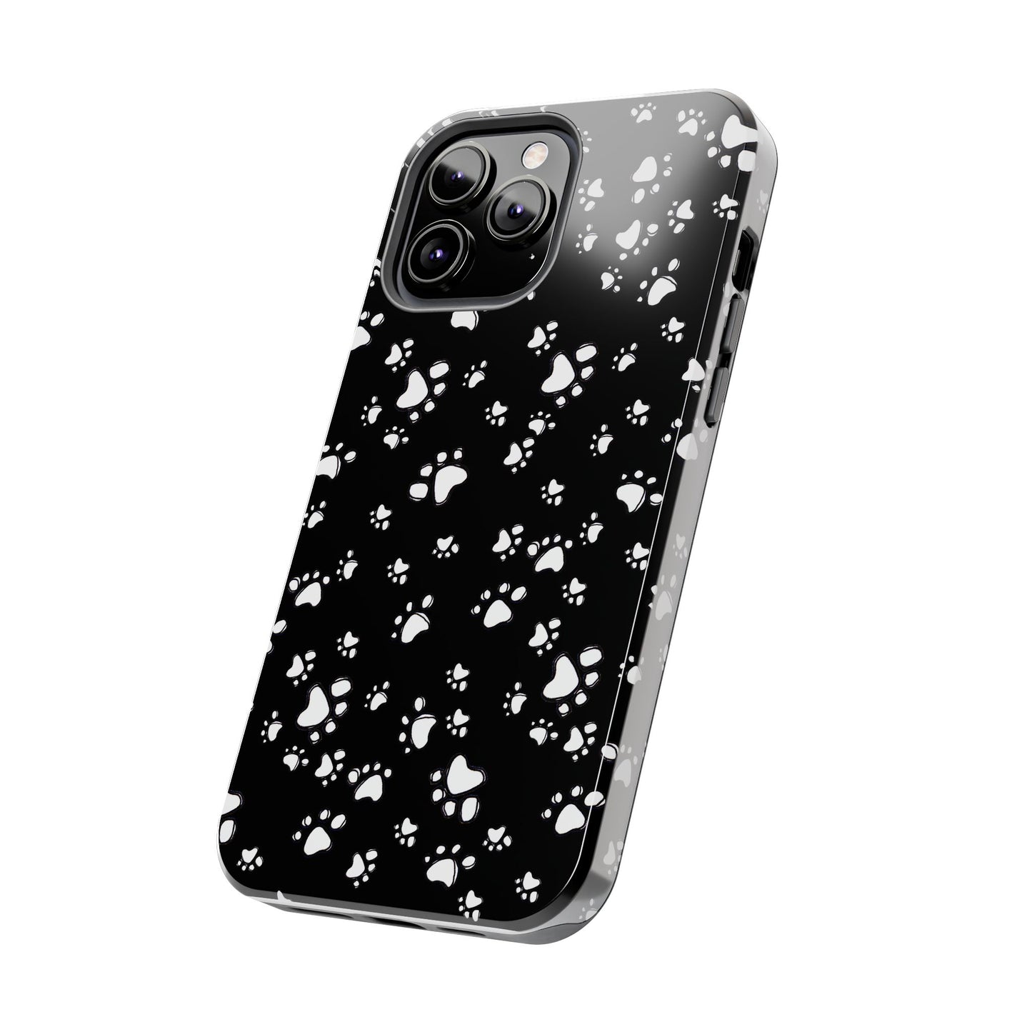 Paw Flakes Black Phone Case