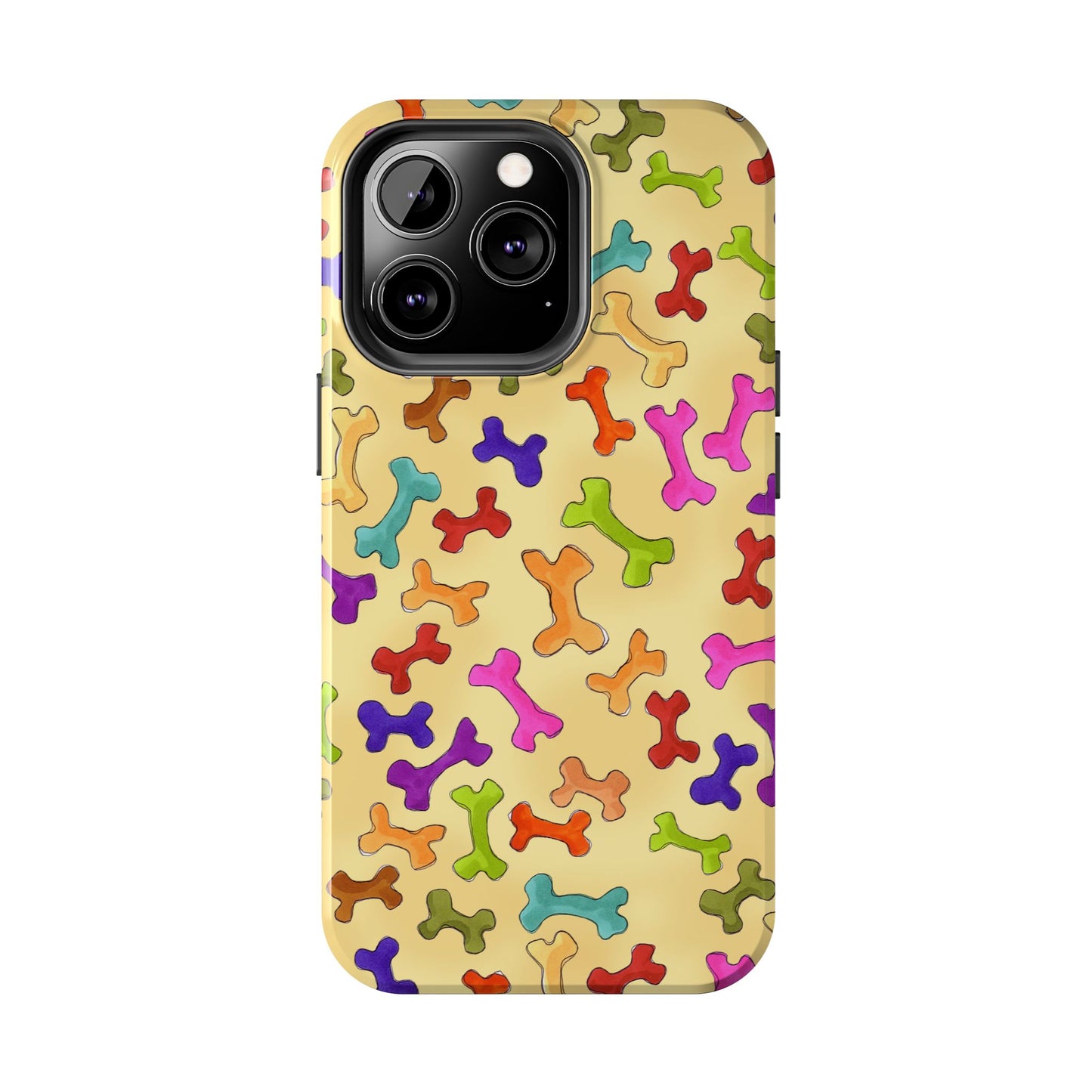 Happy Bones Yellow Phone Case