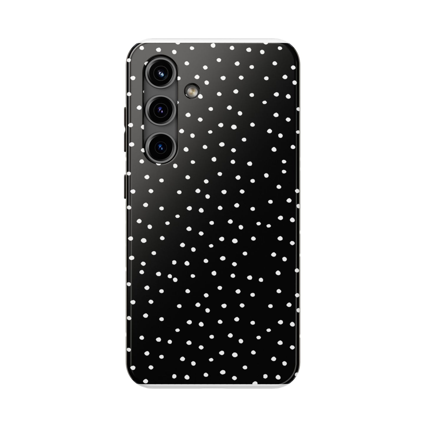 Dinky Dots Black / White Phone Case