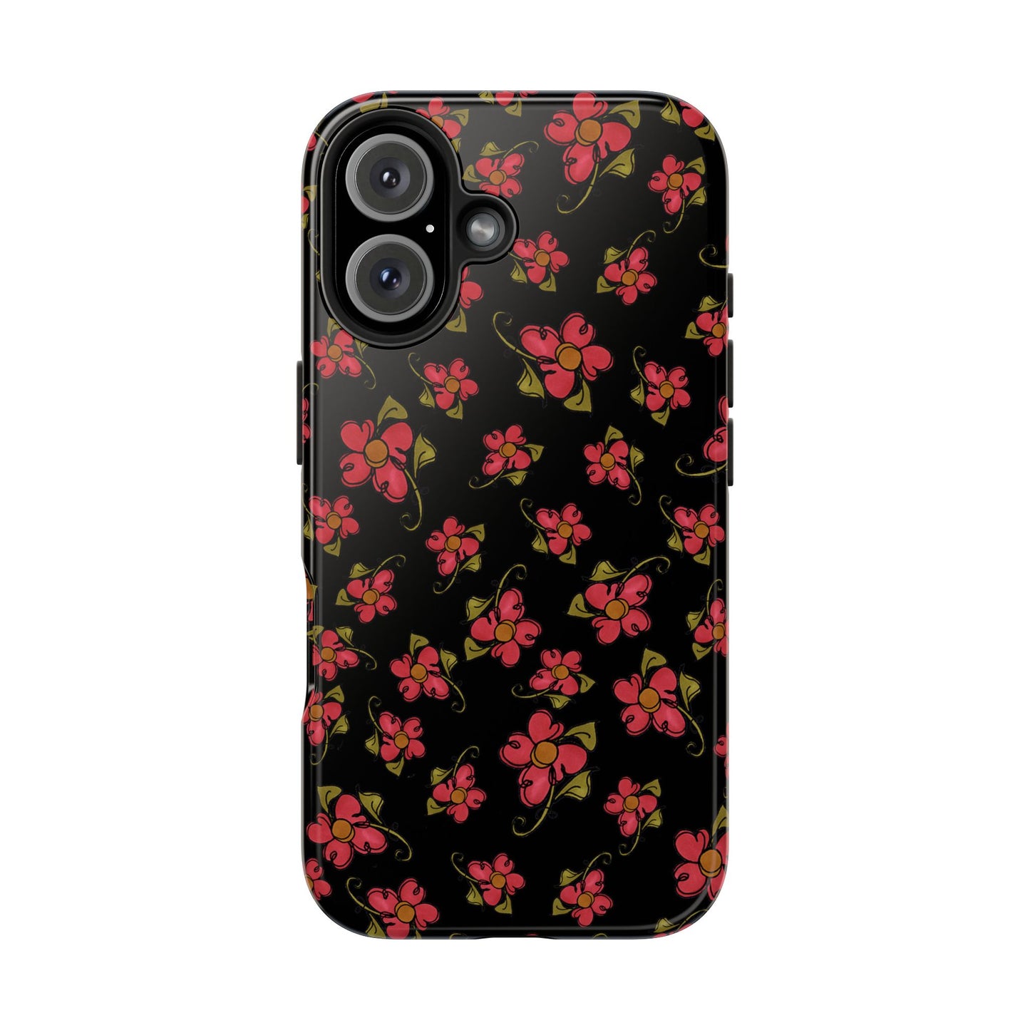 Daisy Caper Black Phone Case