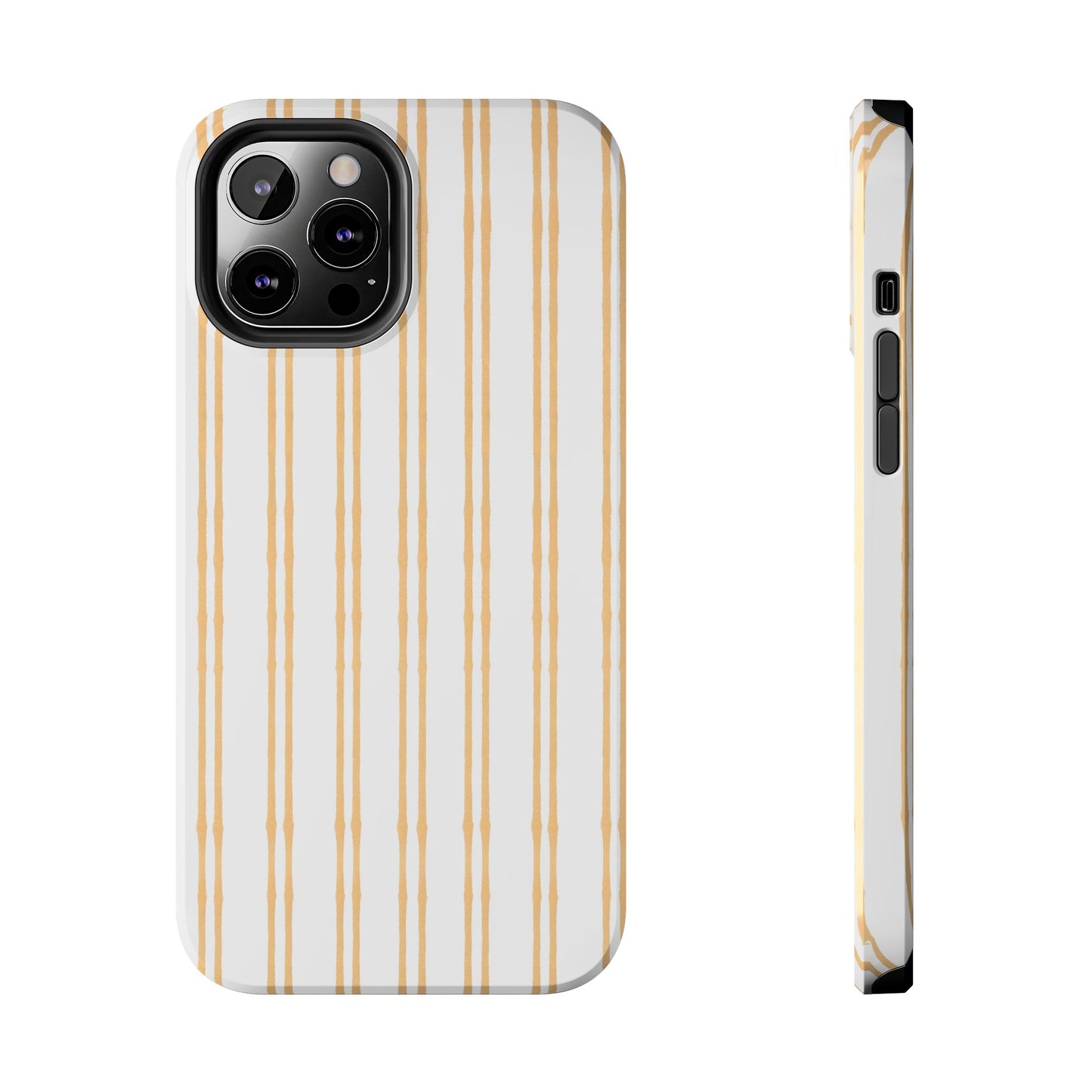 Double Stripe Yellow Phone Case