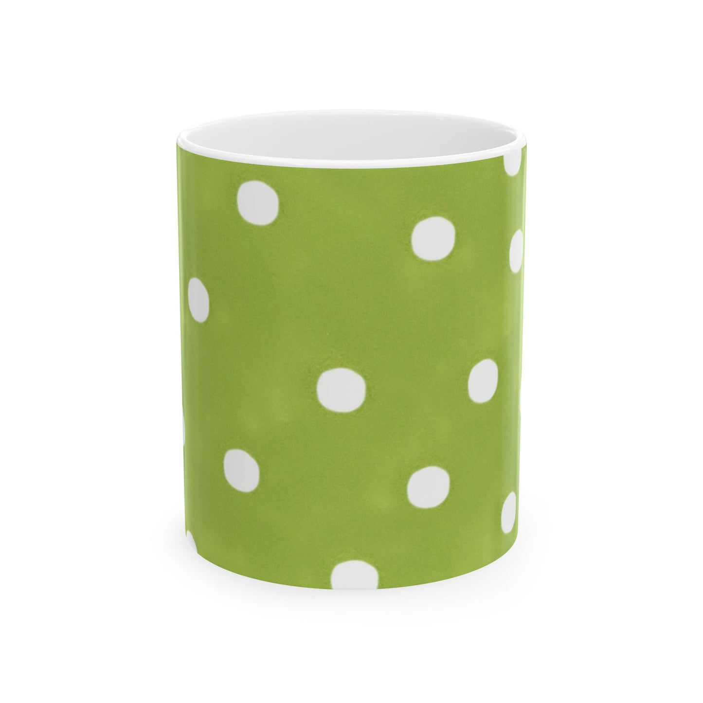 Plump Dots Green Cup