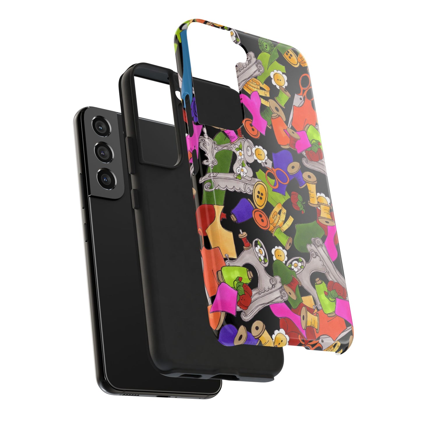 Kaleidasew Black Phone Case