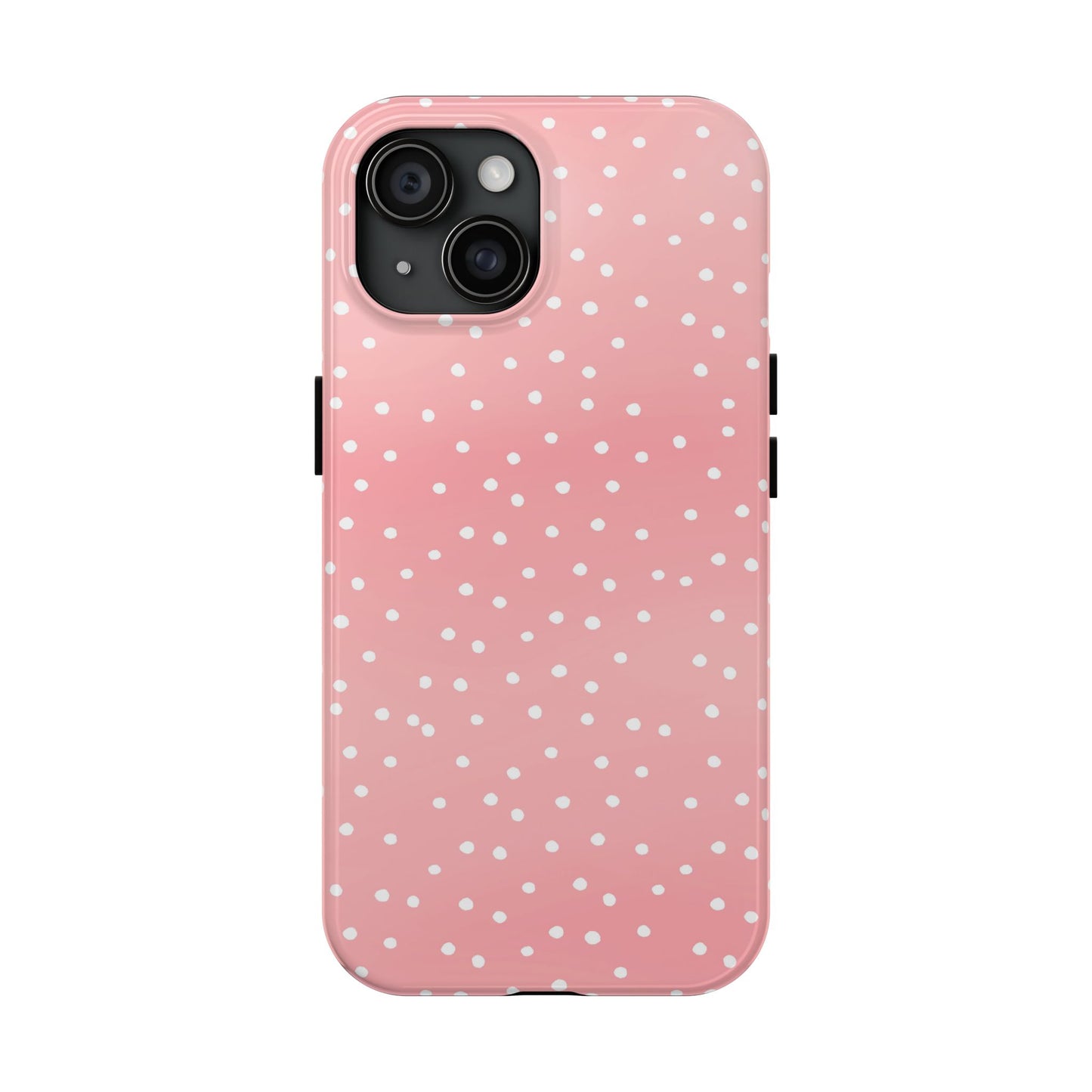 Dinky Dots Coral / White Phone Case