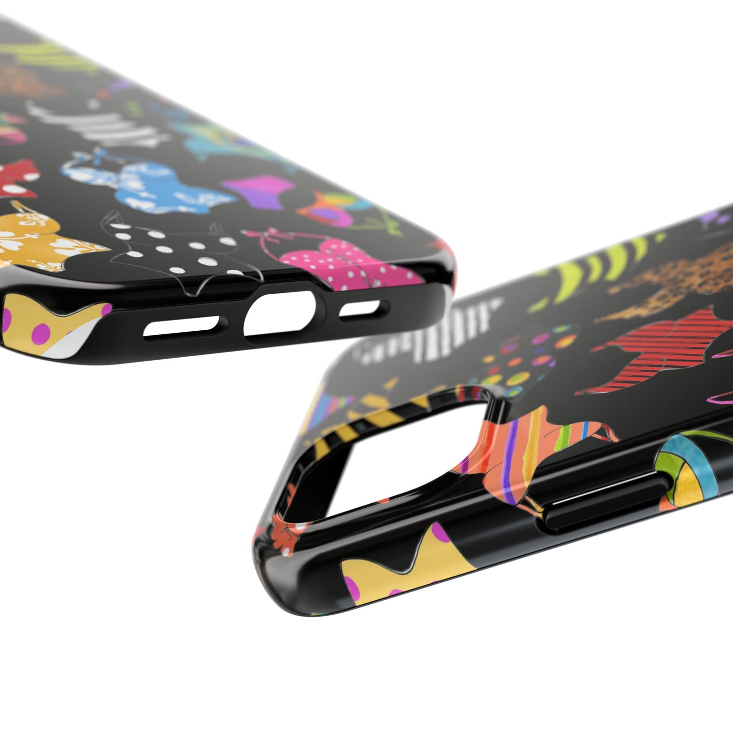 Assorted Suits Black Phone Case