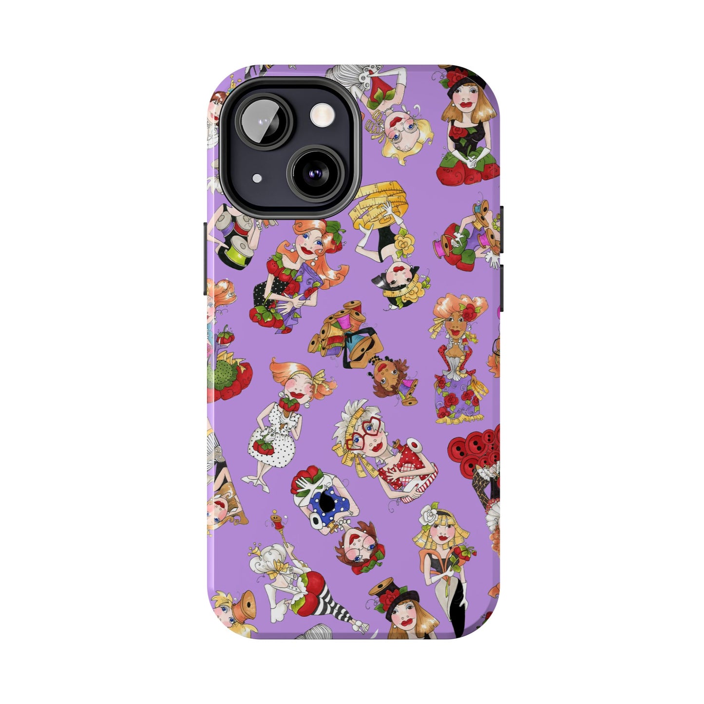Curious Toss Purple Phone Case