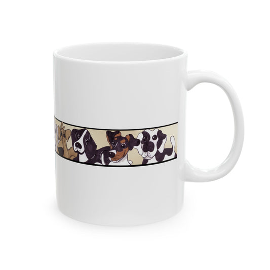 Doggie Border Tan Cup