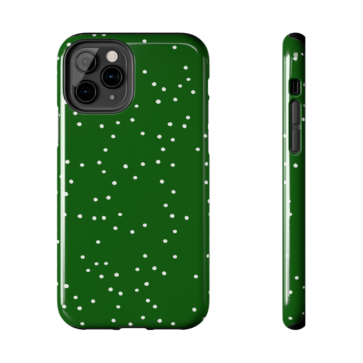 Dinky Dots Green / White Phone Case