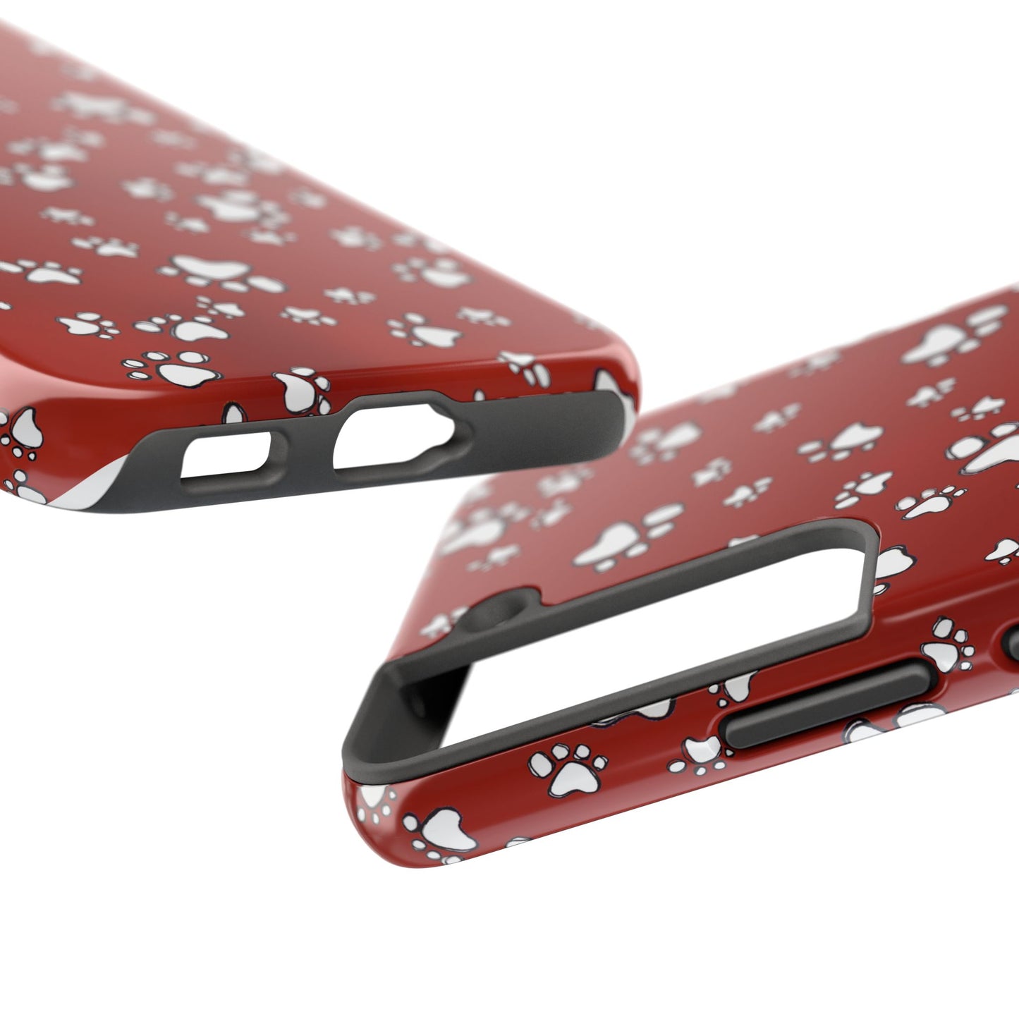 Paw Flakes Red Phone Case