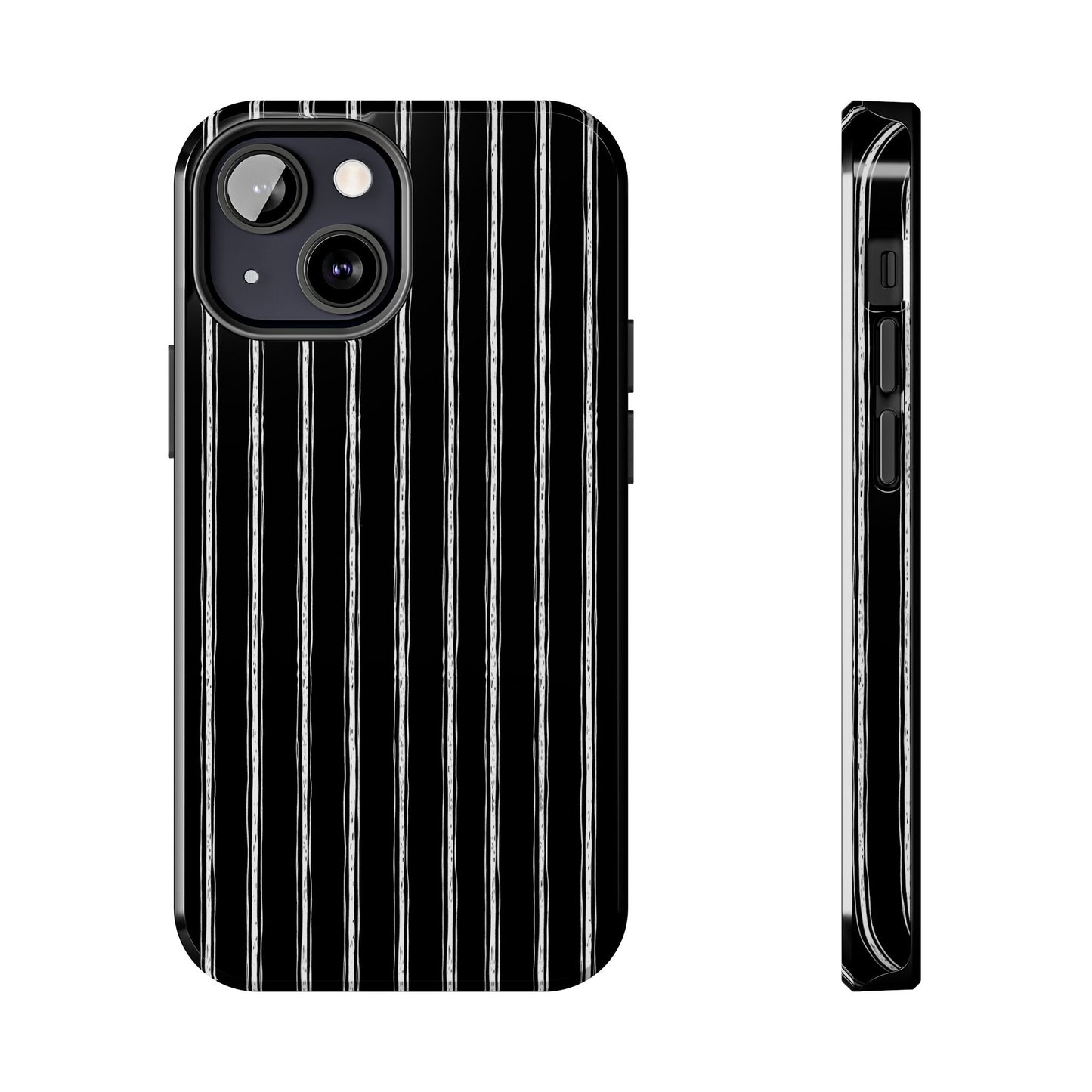 Napkin Stripe Black / White Phone Case