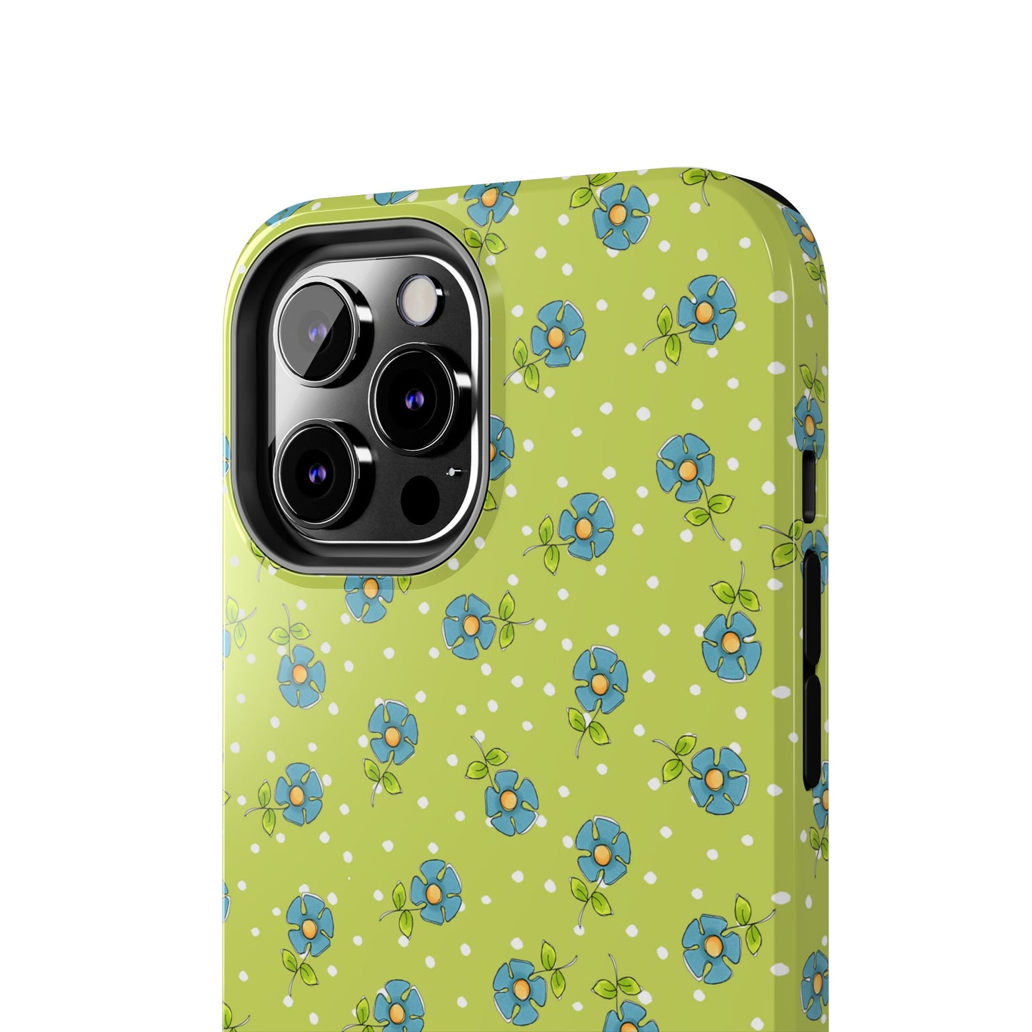 Daisy Dots Green Phone Case