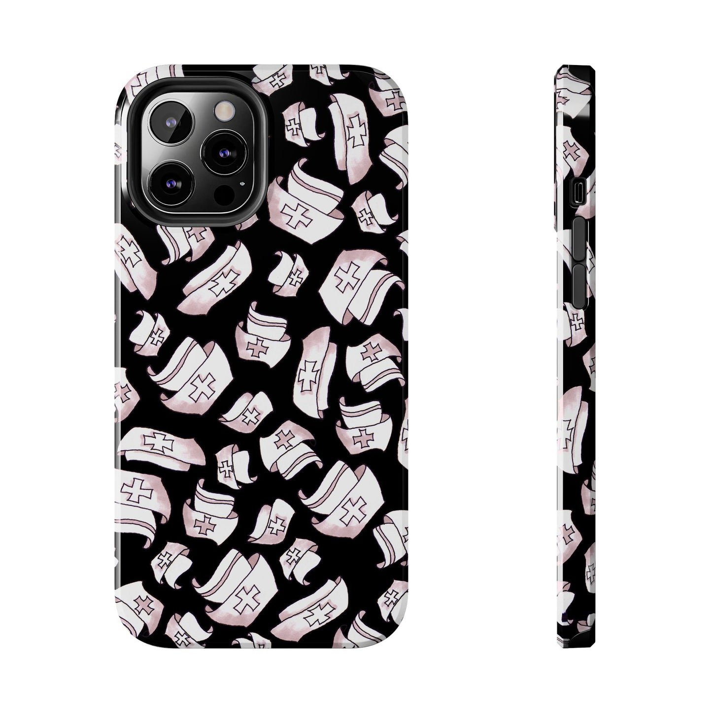 Happy Hats Black Phone Case