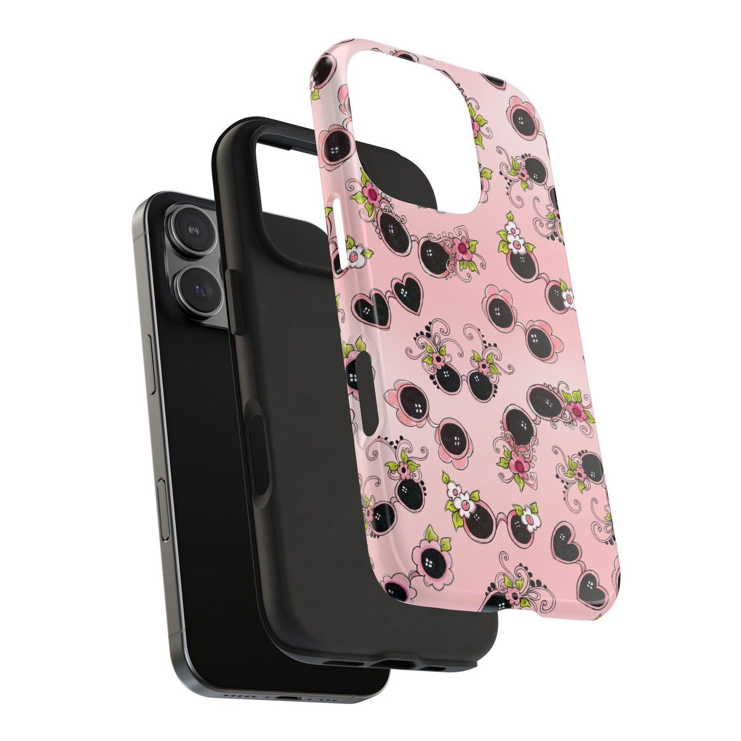 Tossed Shades Pink Phone Case
