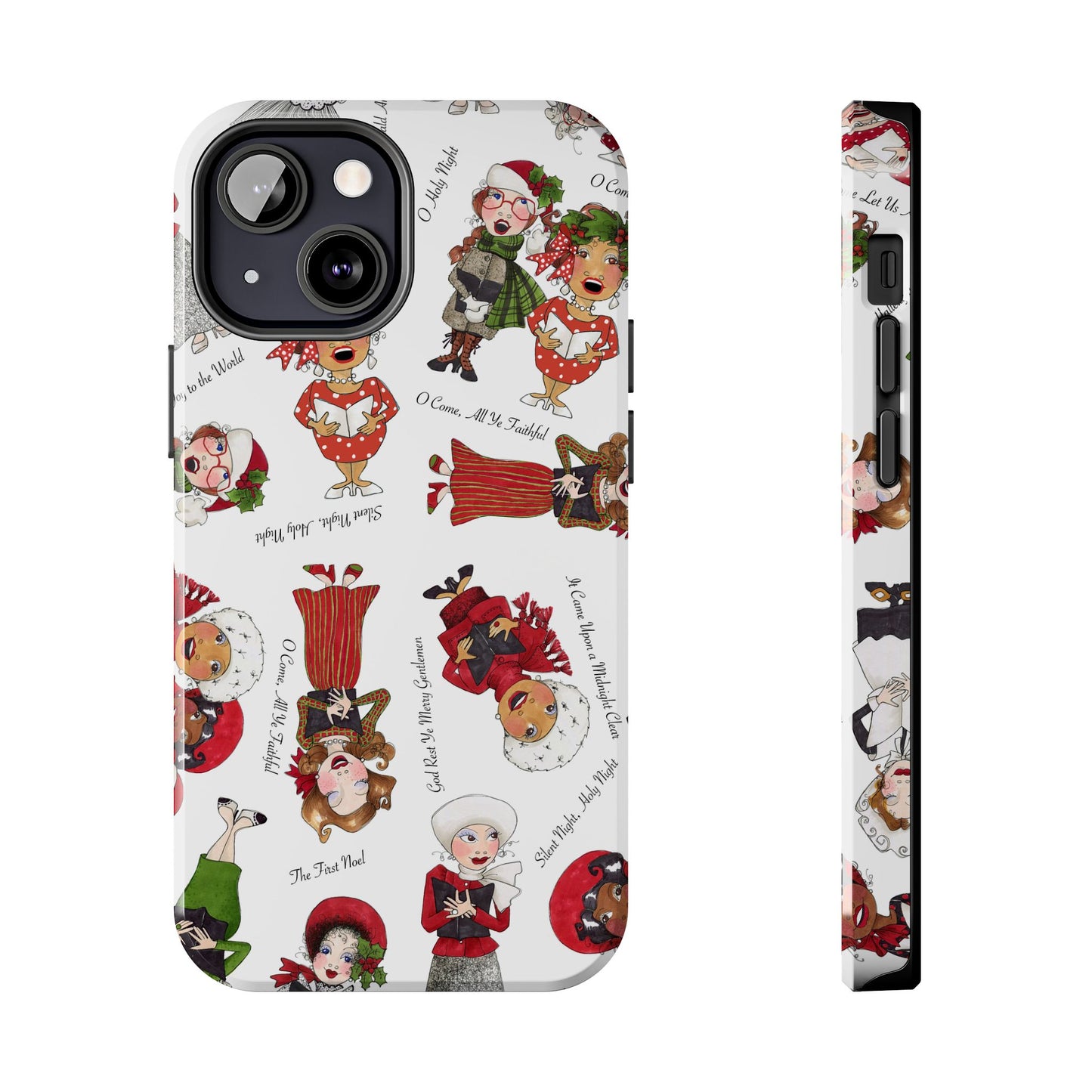 Tossed Carolers Phone Case