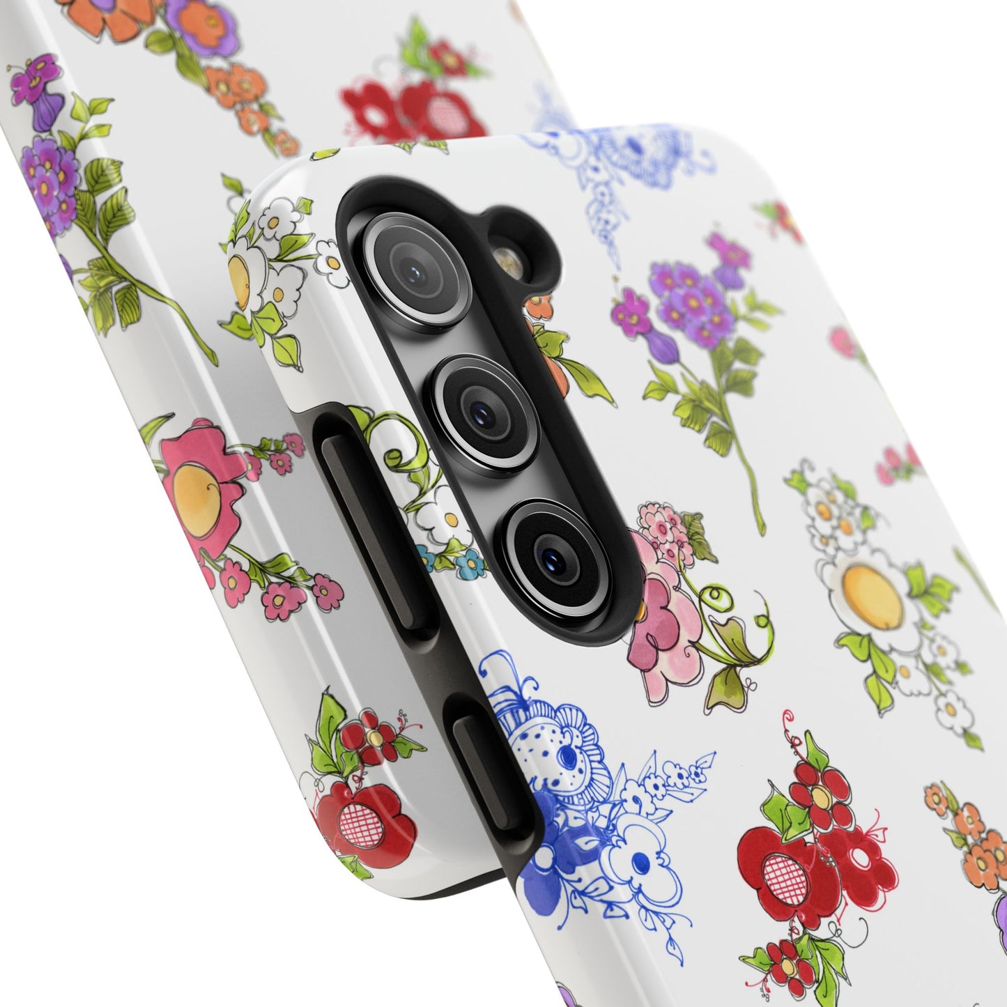 Mixed Bouquets White Phone Case