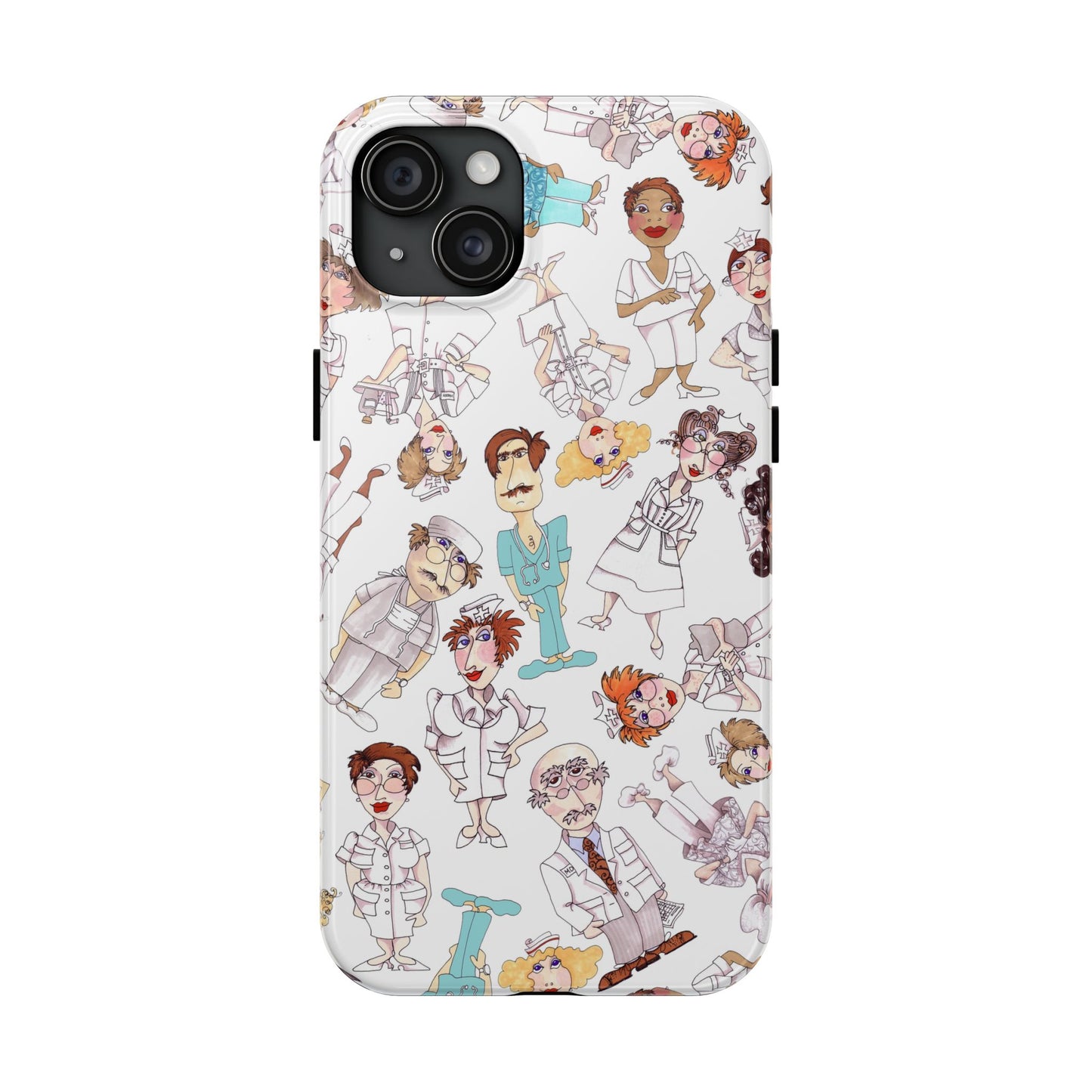 Happy Staff White Phone Case