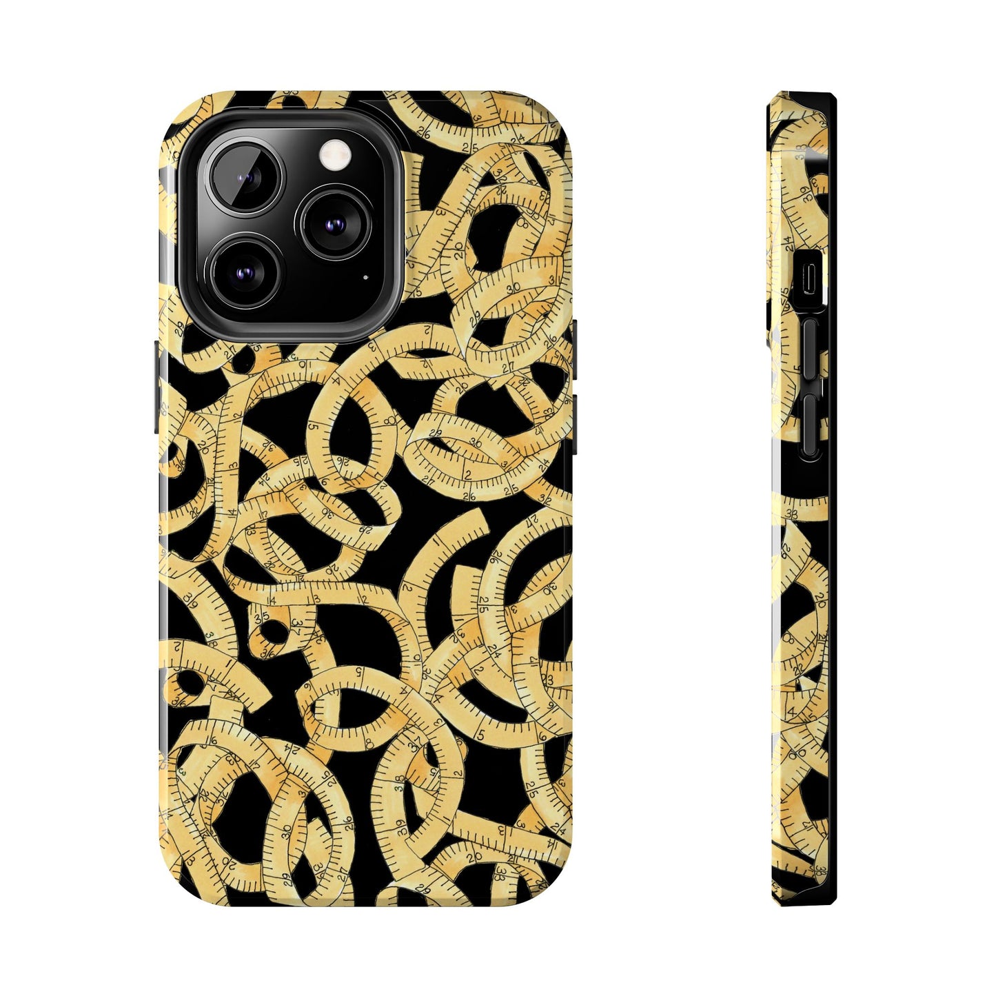 Tape Tangle Black Phone Case