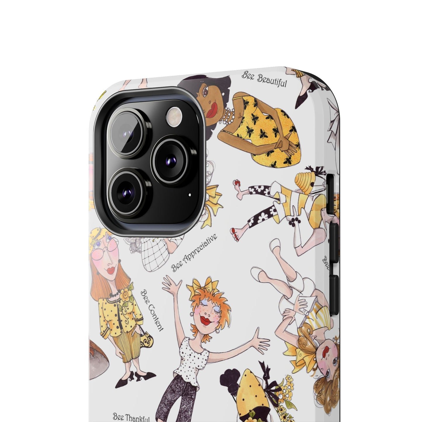 Bee Tossed White Phone Case