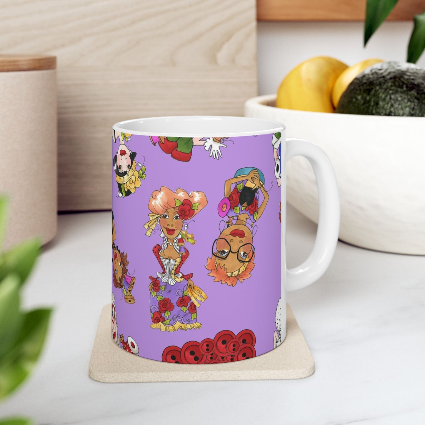 Curious Toss Purple Cup