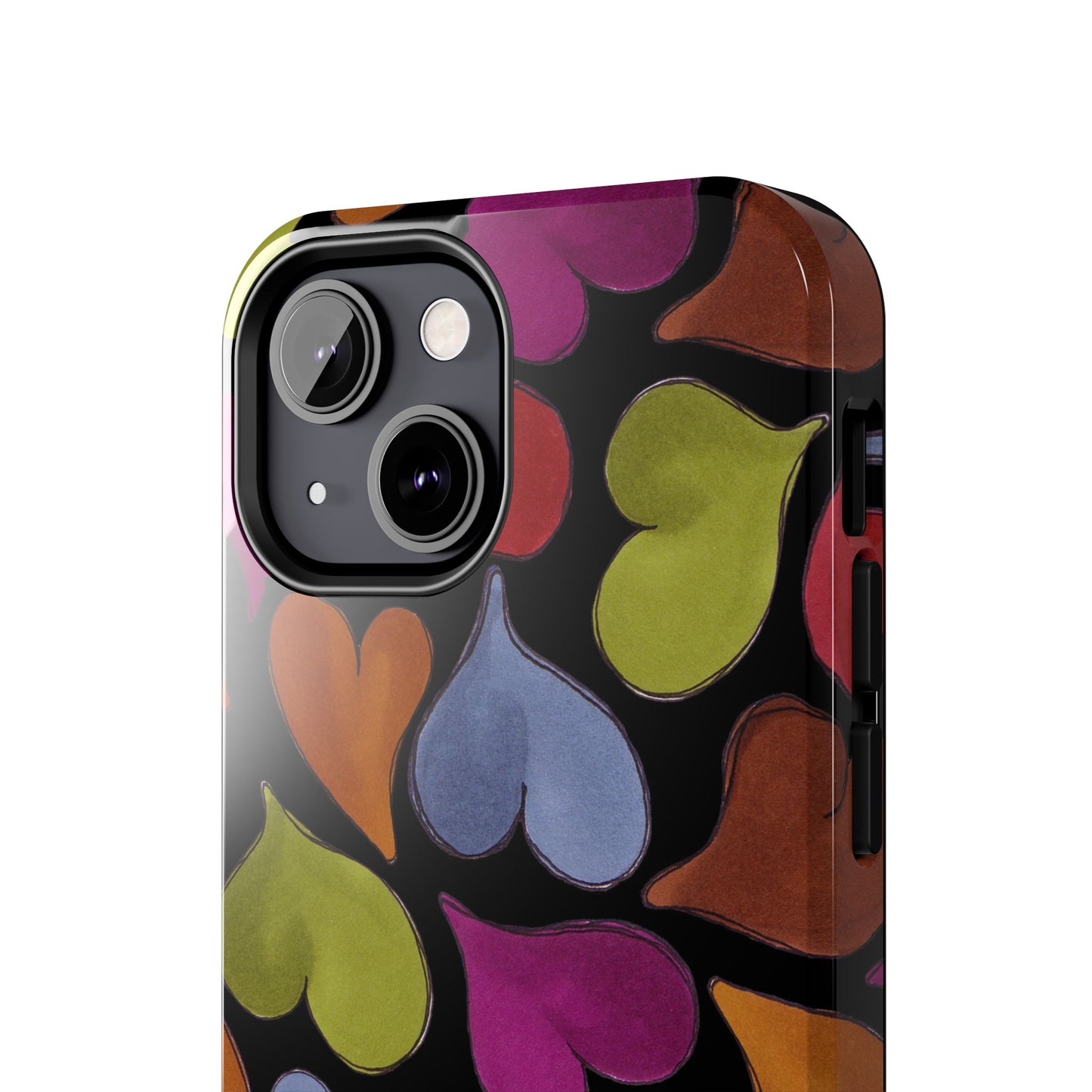 Big Hearted Black Phone Case