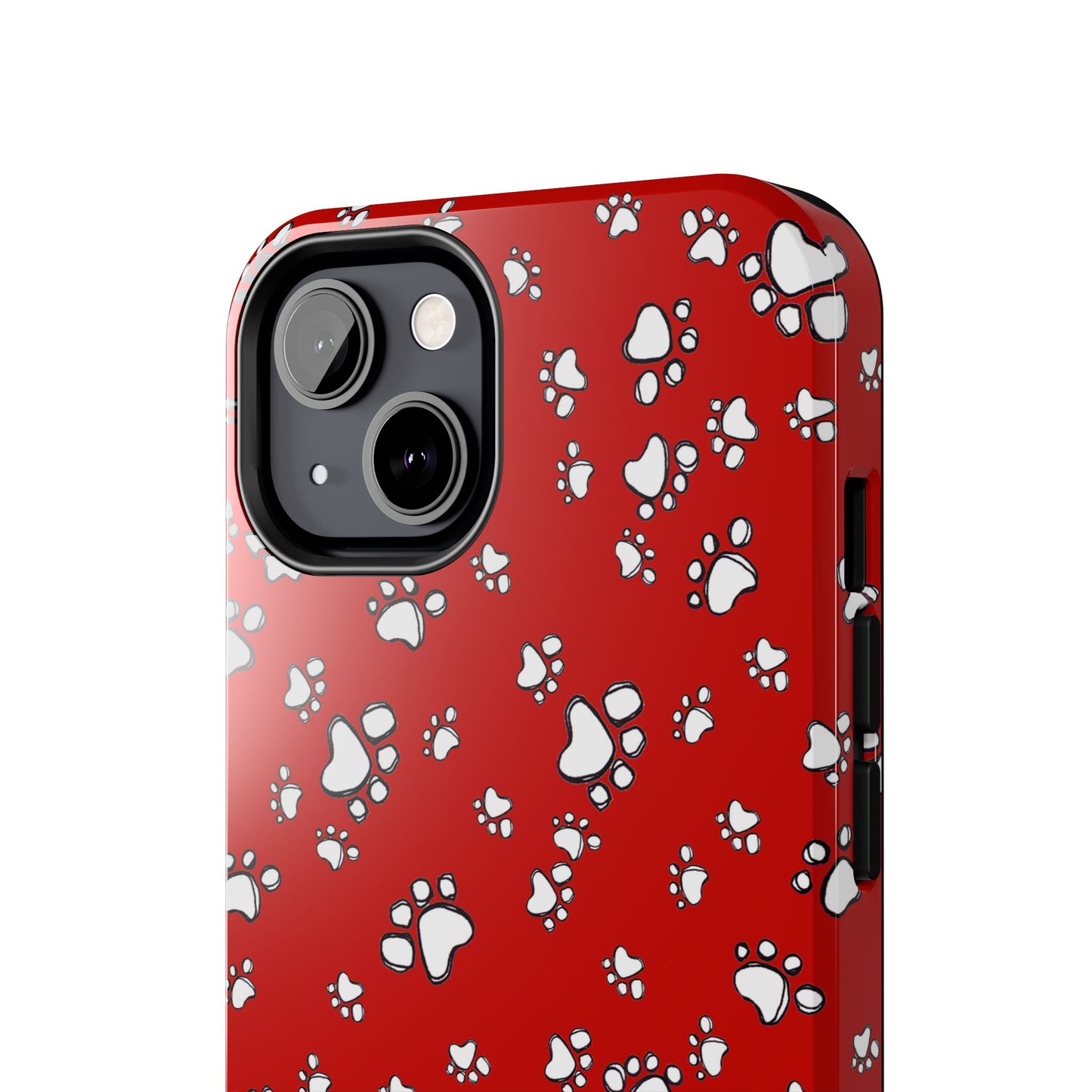 Paw Flakes Red Phone Case