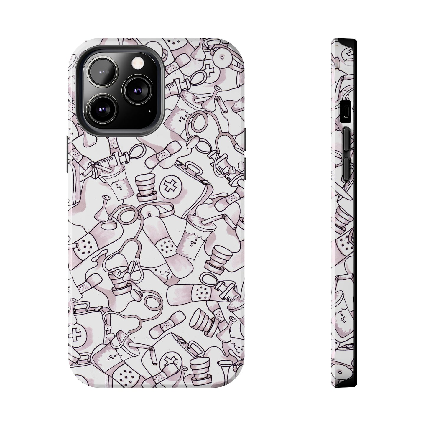 Med Stuff White Phone Case