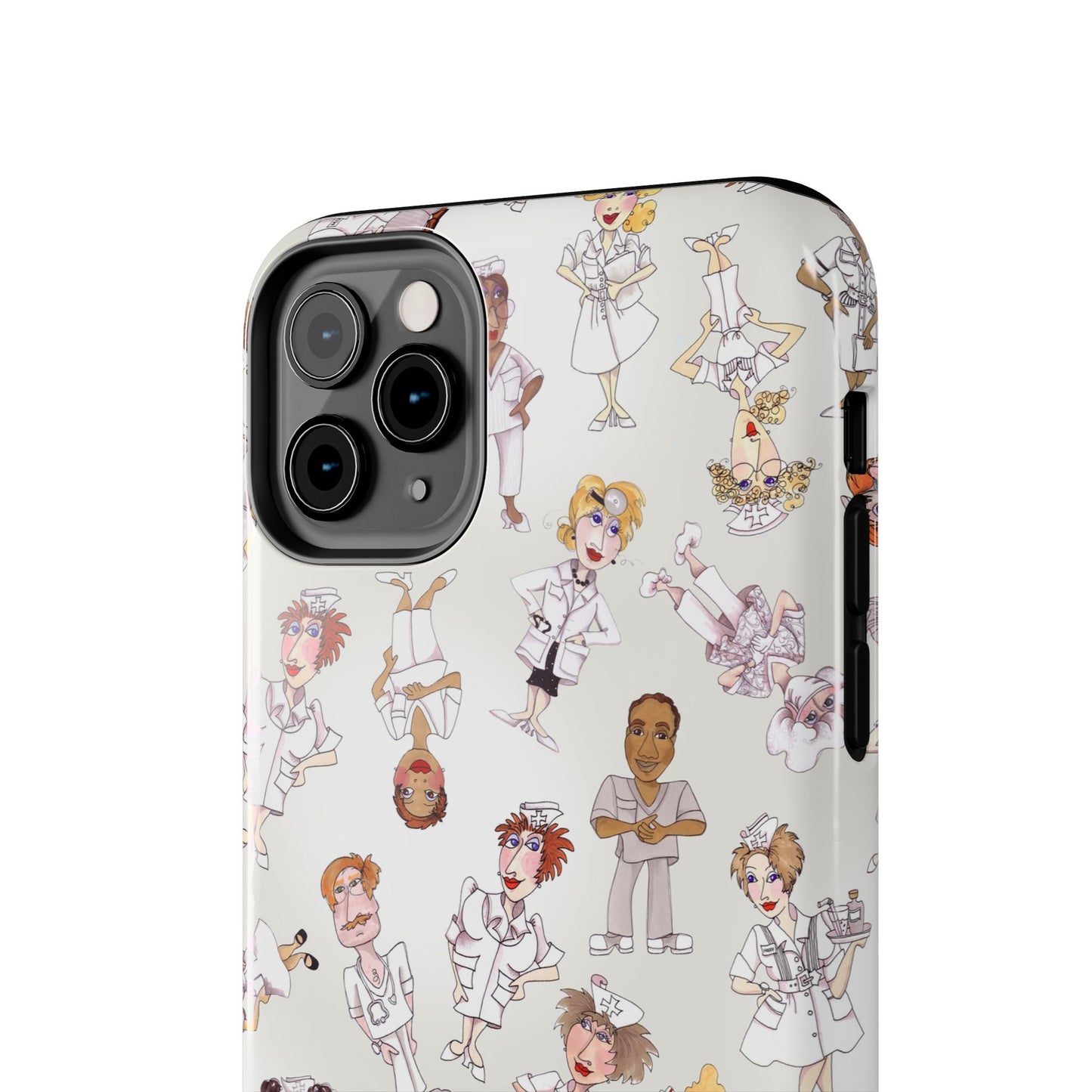 Tossed Nurses Gray Phone Case