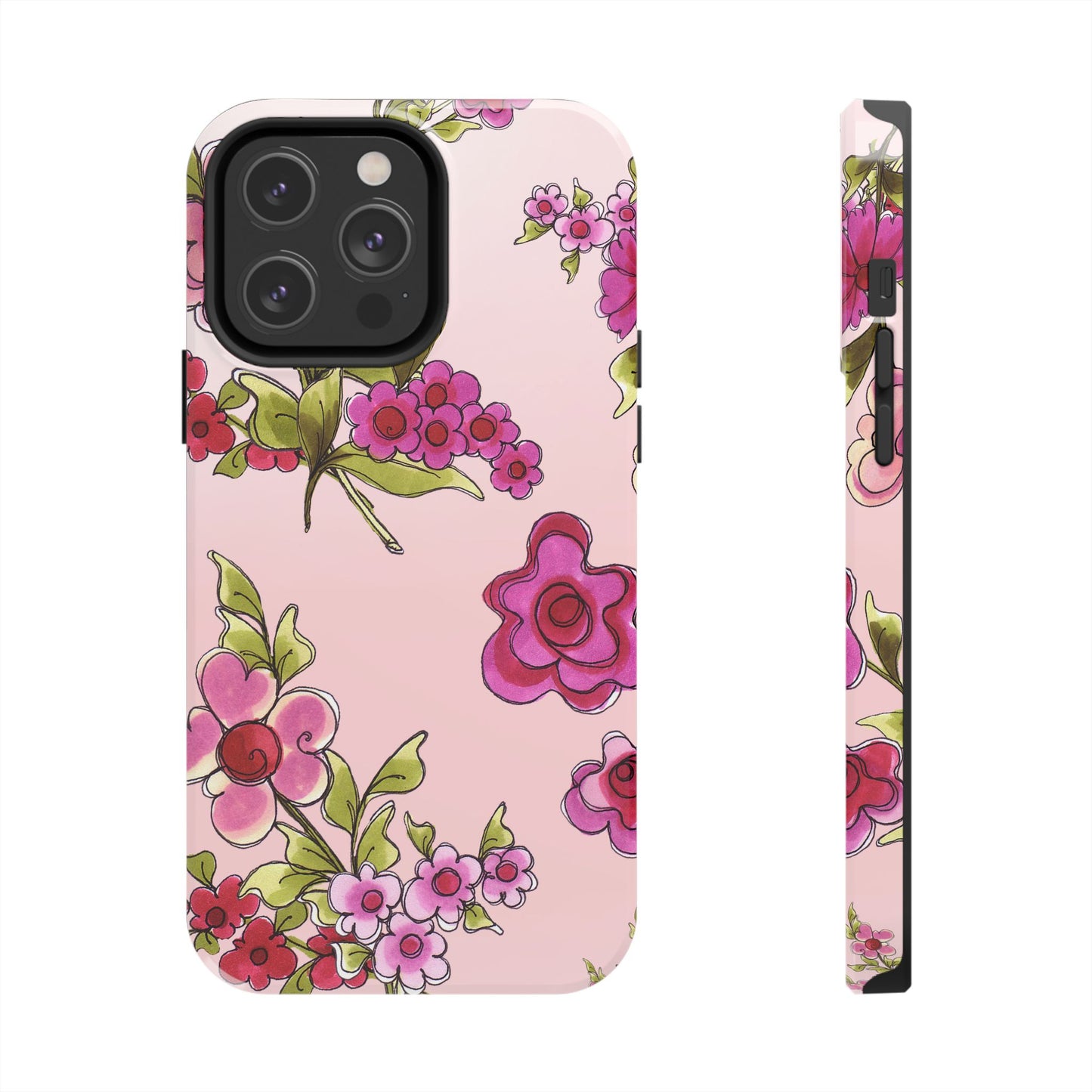 Jumbo Floral Pink Phone Case