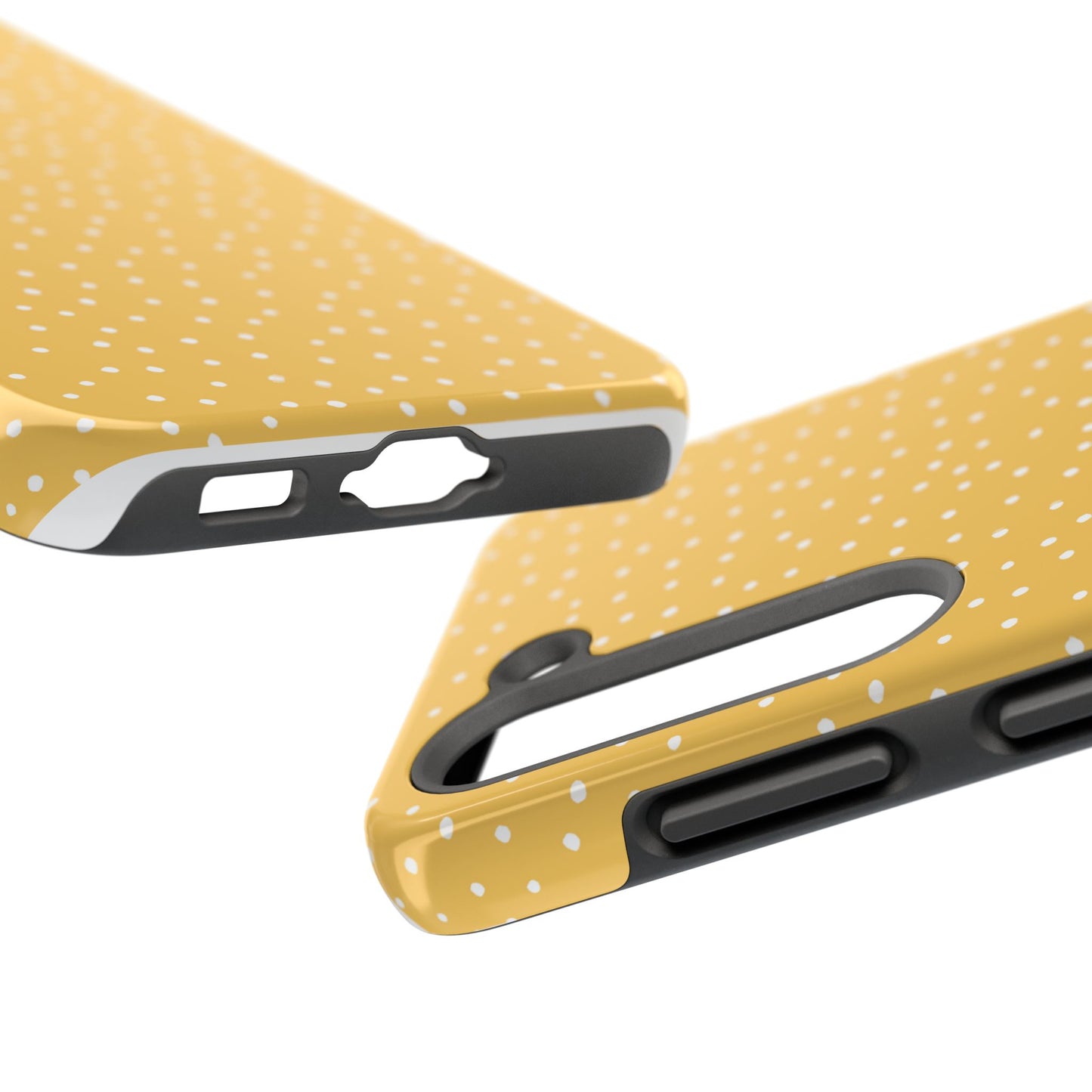 Dinky Dots Yellow / White Phone Case