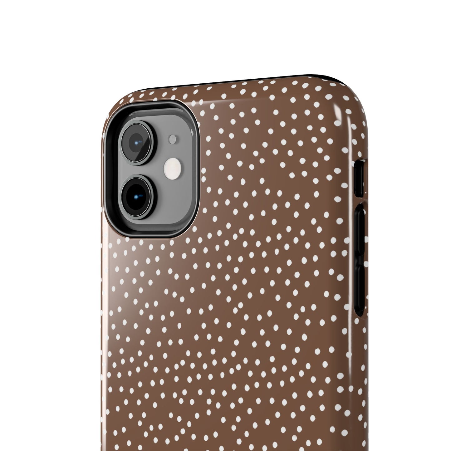 Dottible Chocolate / White Phone Case