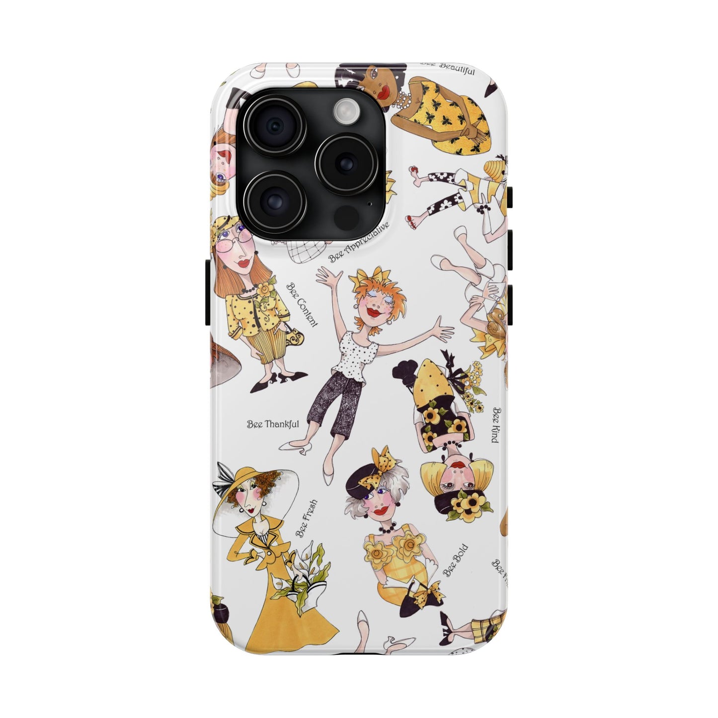 Bee Tossed White Phone Case