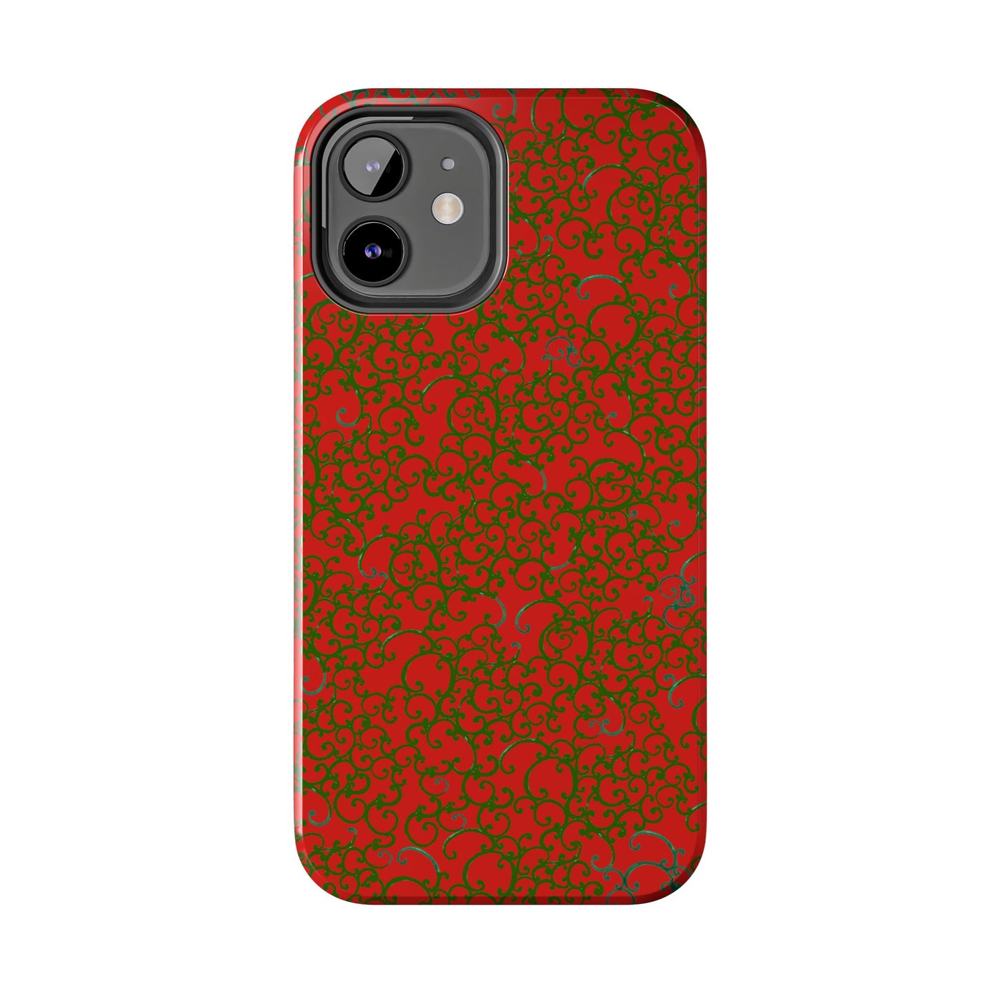 Scrollie Red / Green Phone Case
