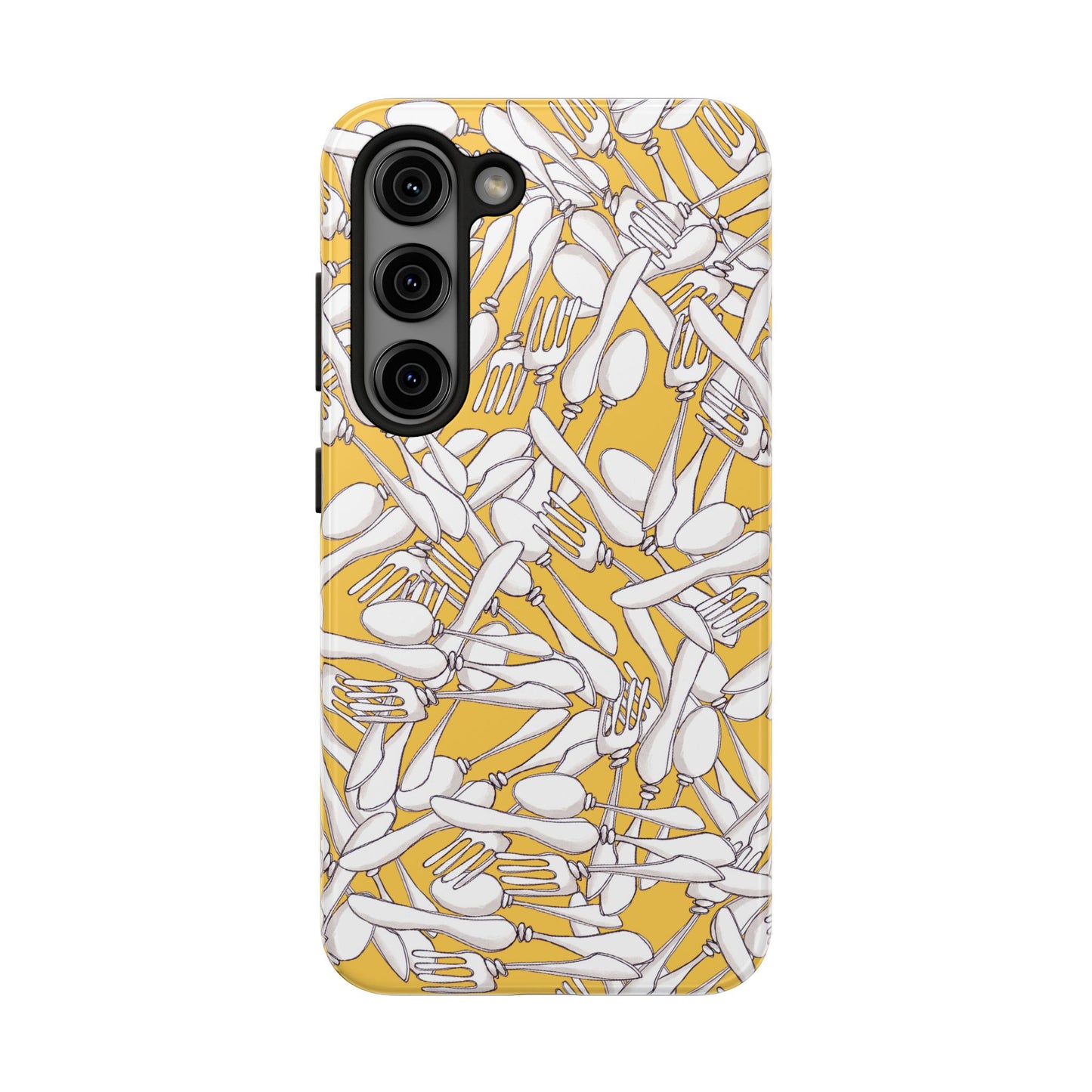 Silverware Wars Yellow Phone Case