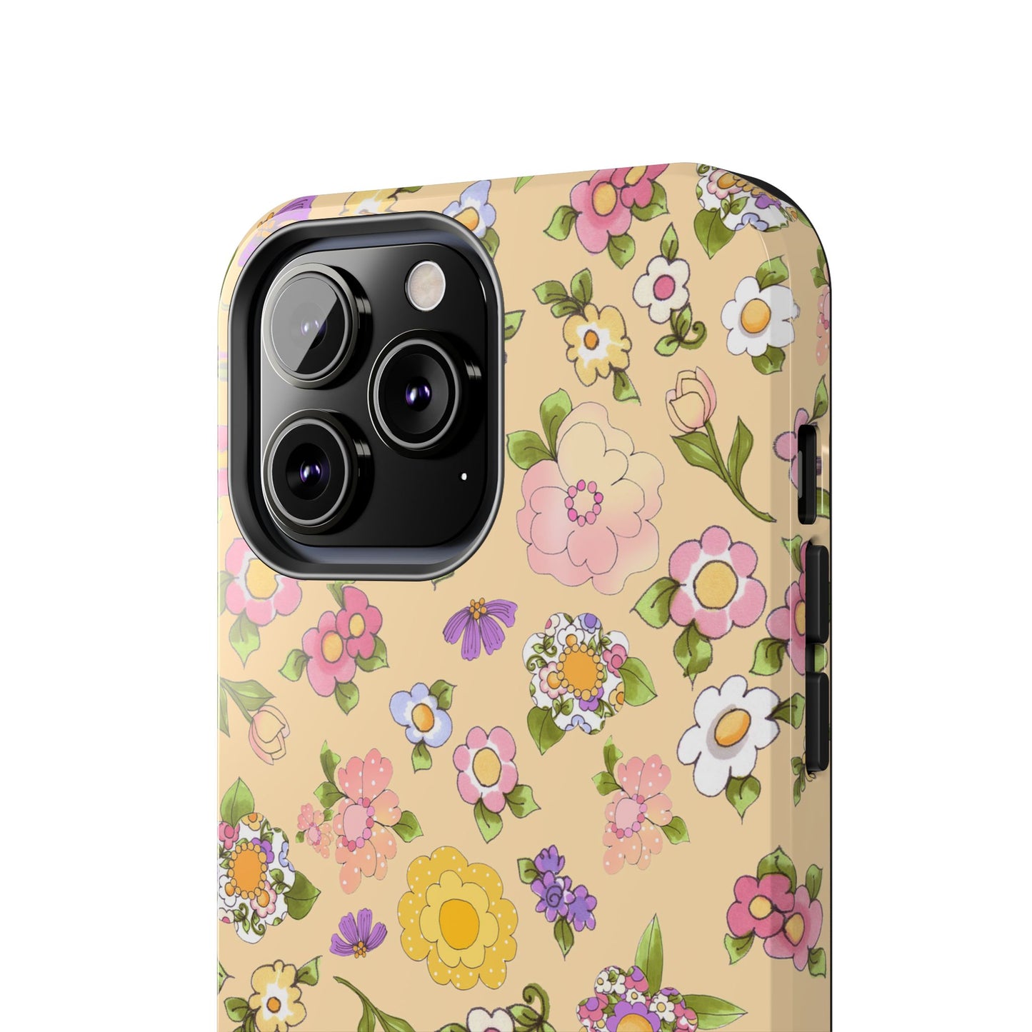 Flowery Yellow Phone Case
