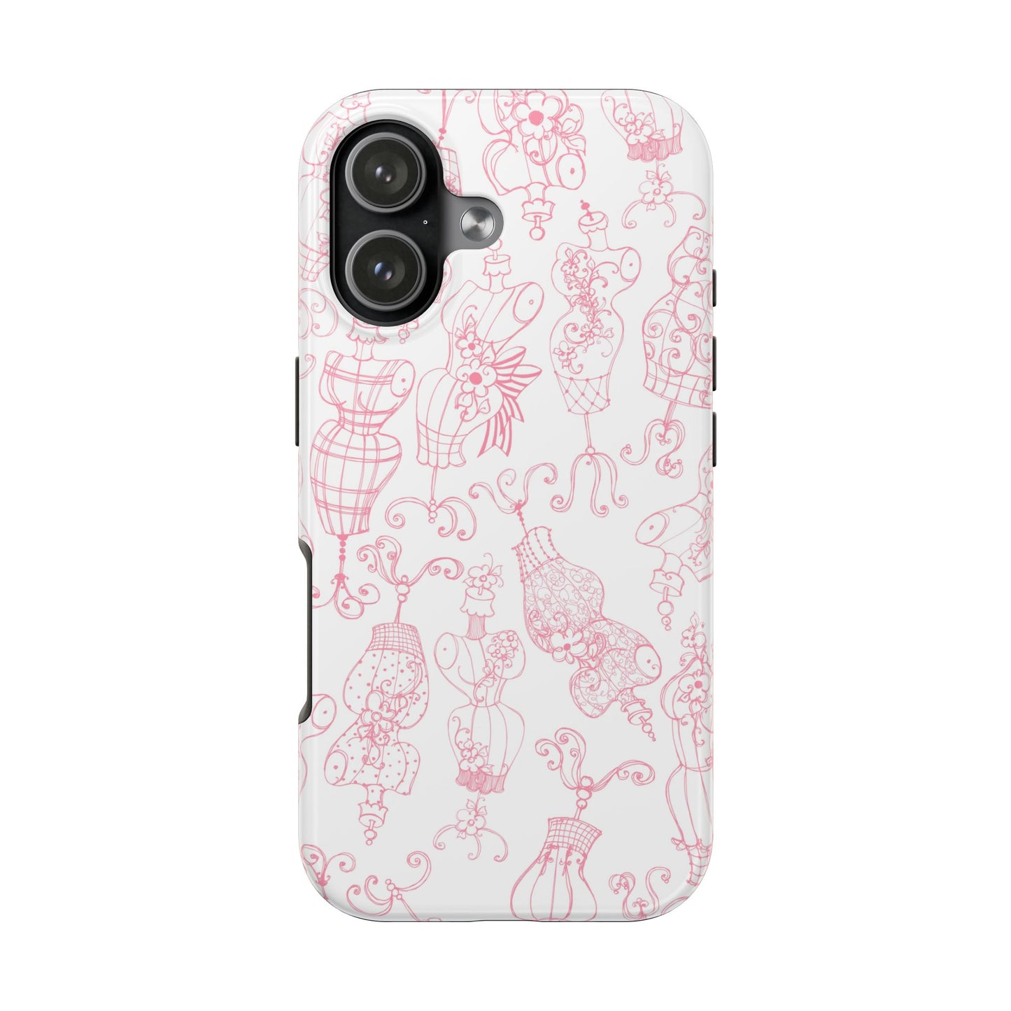 Mannequinique White / Pink Phone Case