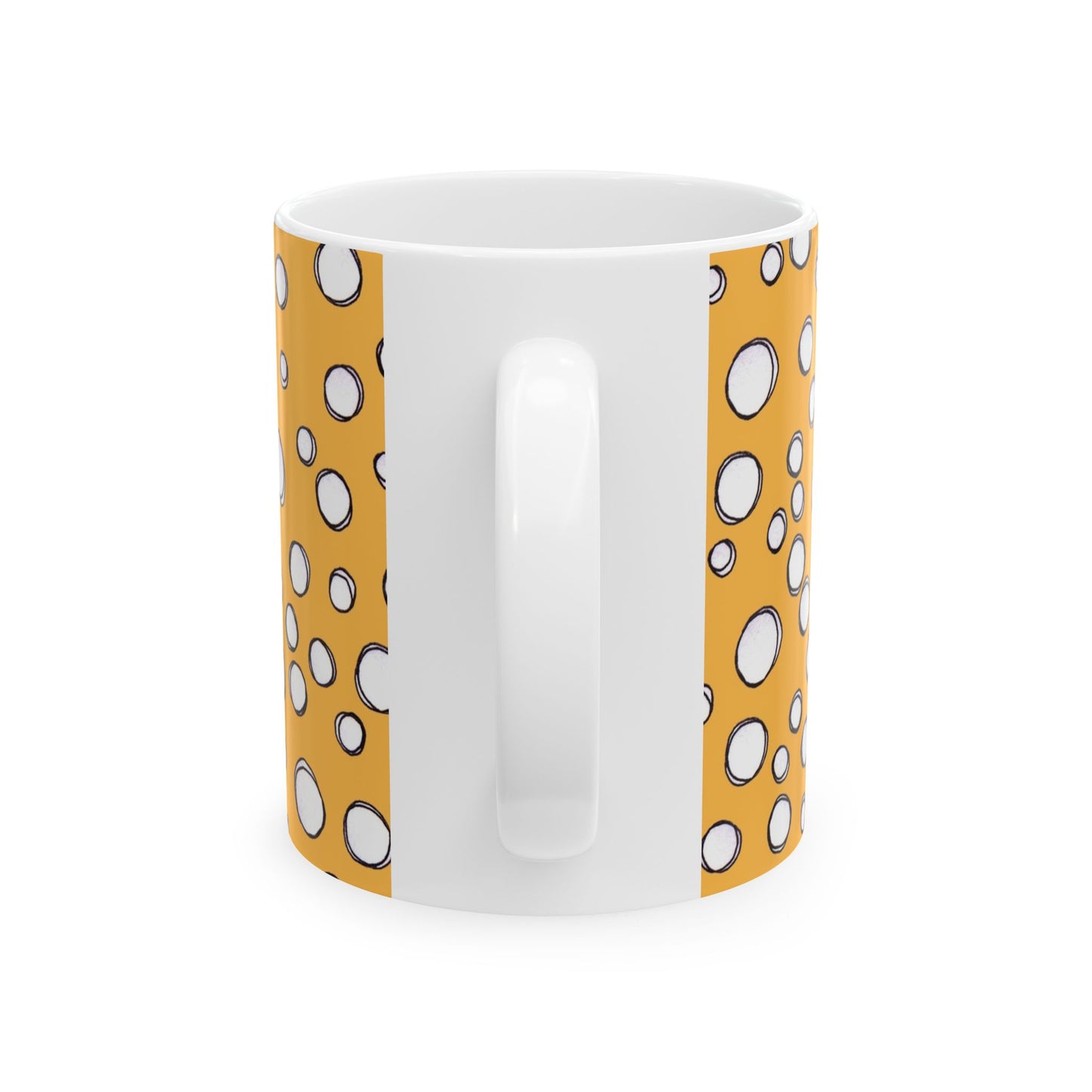 Pot Dots Yellow Cup