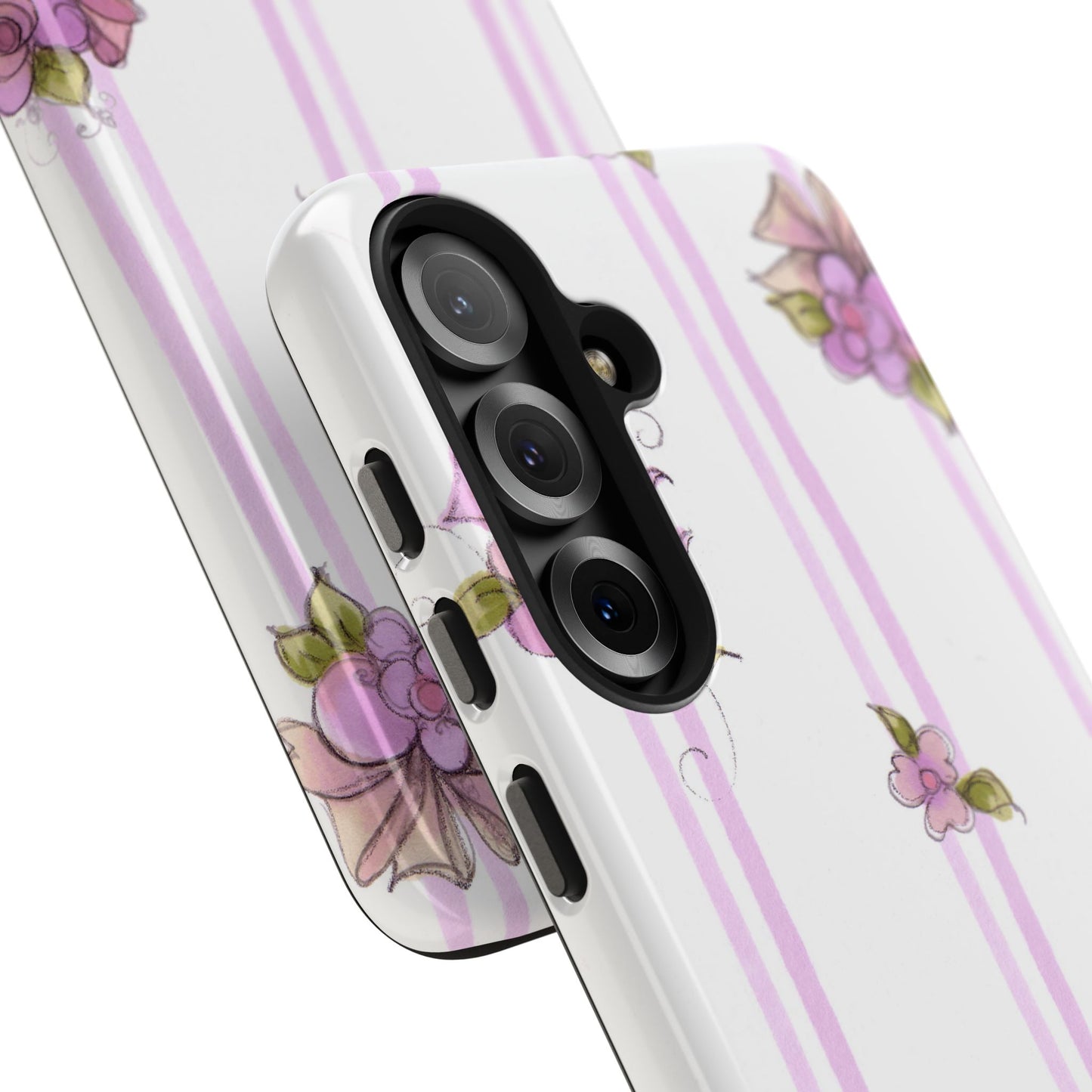 Flower Model Flower Stripe Phone Case