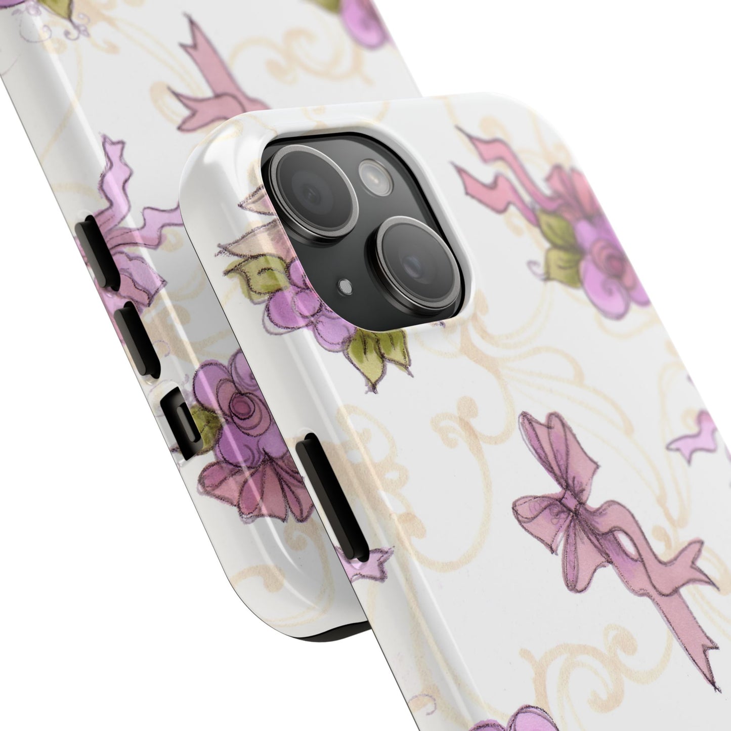 Flower Model Bow Flowers Phone Case