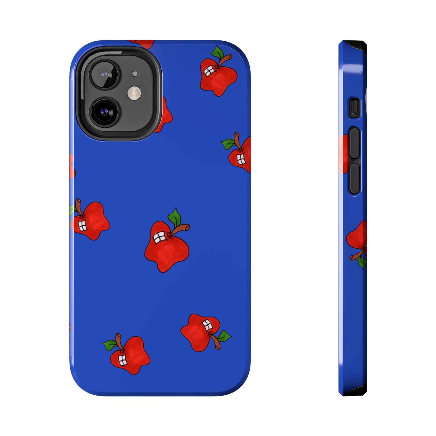 Flying Apples Blue Phone Case