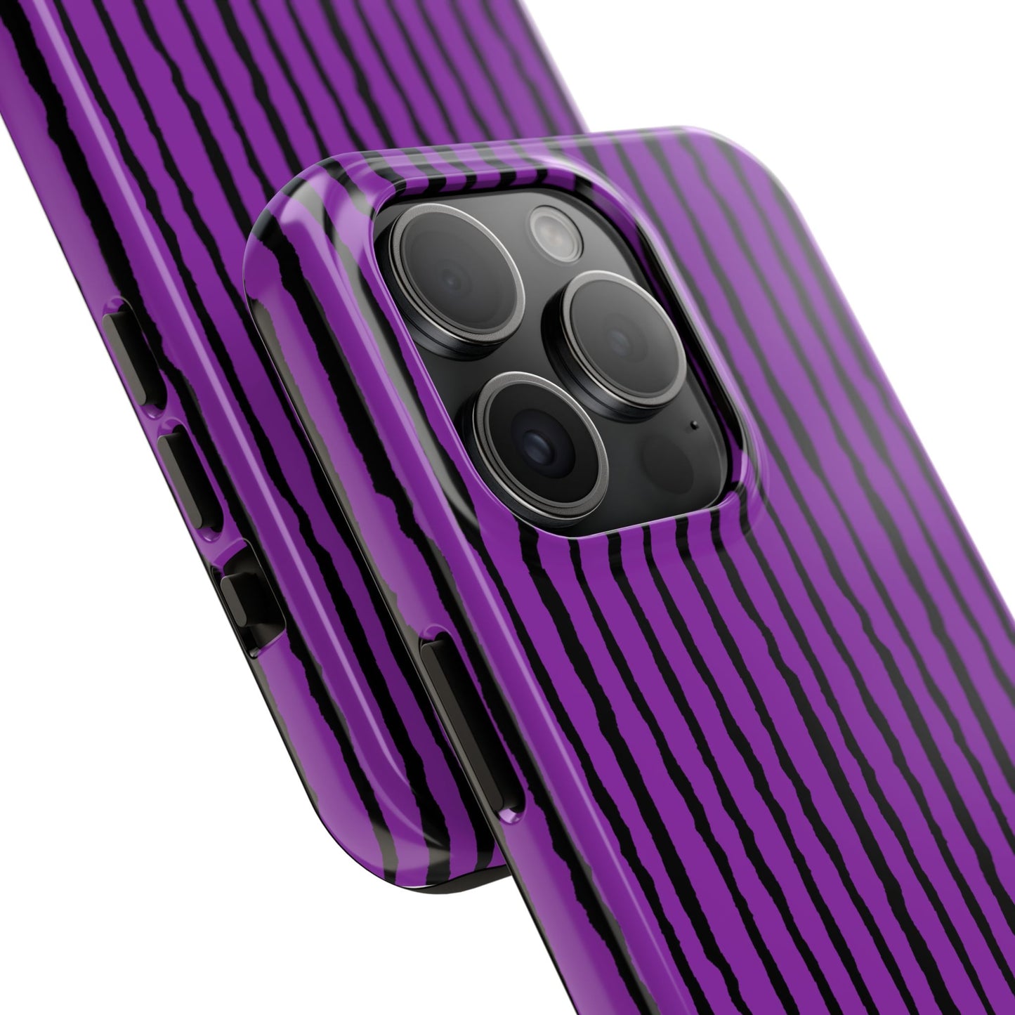 Sorta Stripe Purple / Black Phone Case