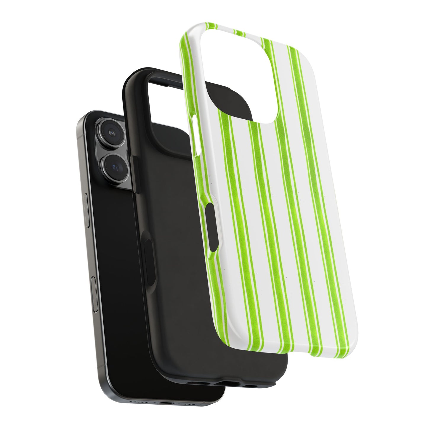 Awning Stripe Lime Phone Case