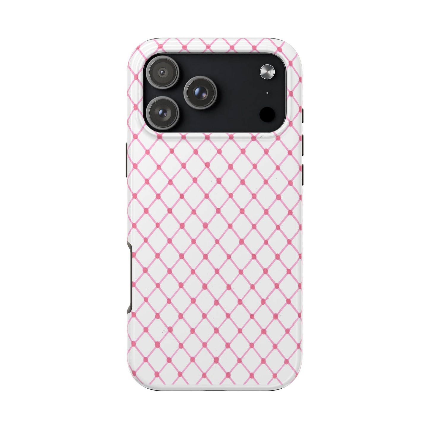Diamond White / Pink Phone Case