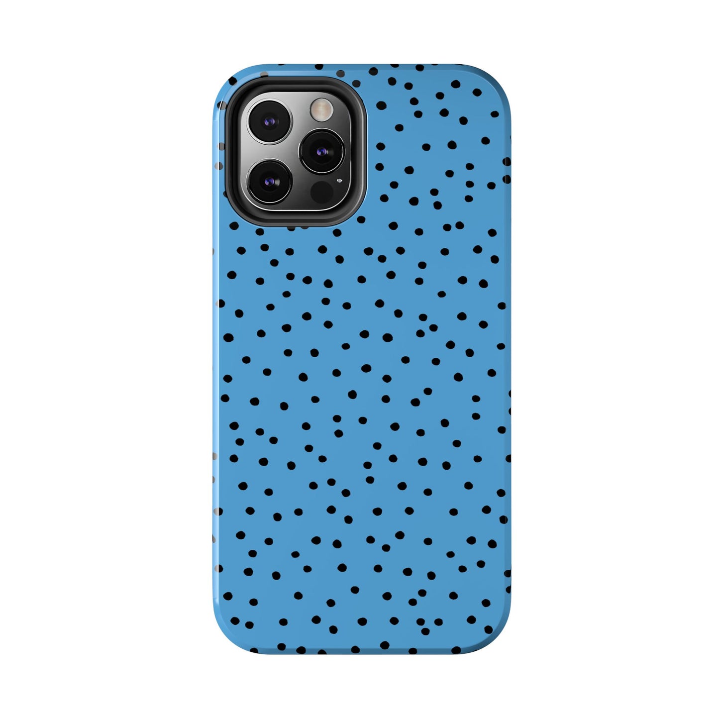 Dinky Dots Turquoise / Black Phone Case