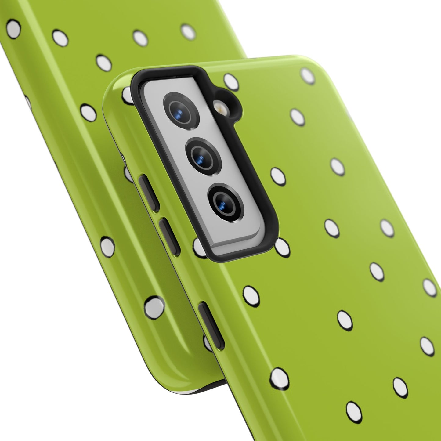 Lime Dots Phone Case