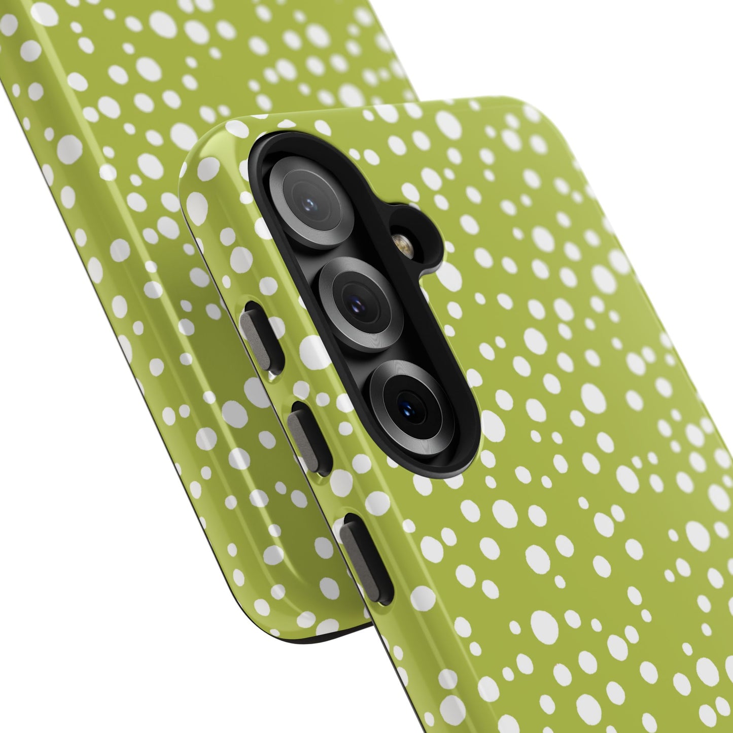 Balloon Dots Green / White Phone Case