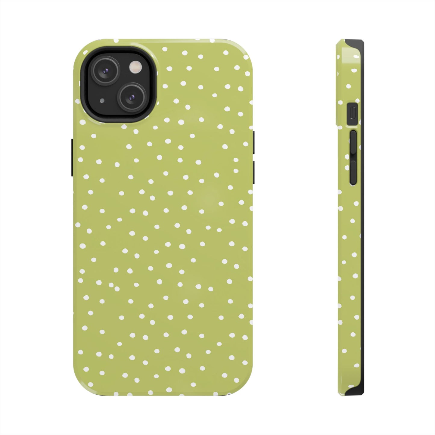 Dinky Dots Green / White Phone Case